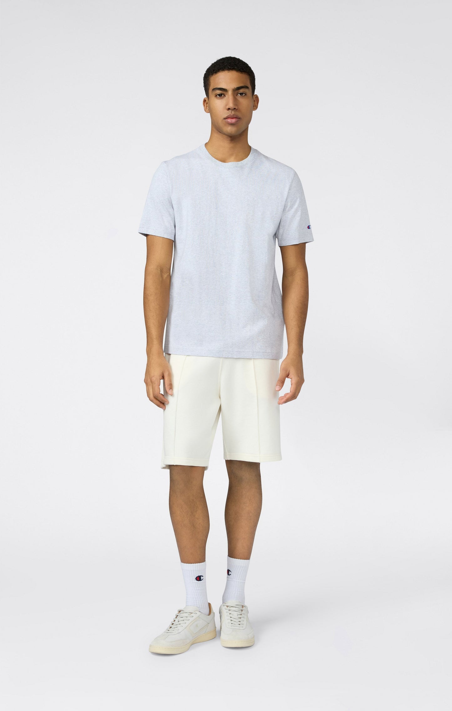Men's 9 Bermuda Shorts with Stitched Pintuck Icons