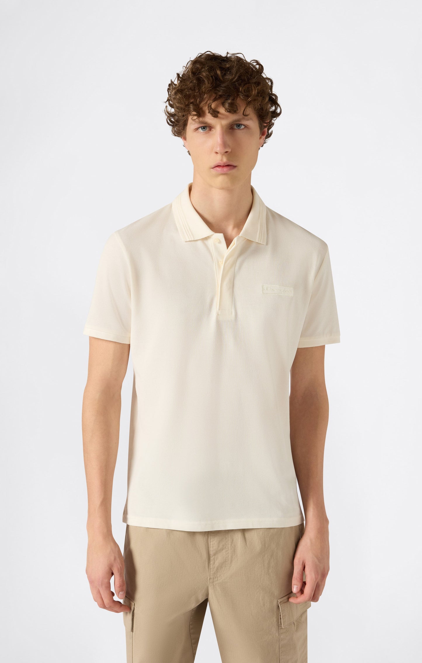 Men's Polo with Embroidered Logo