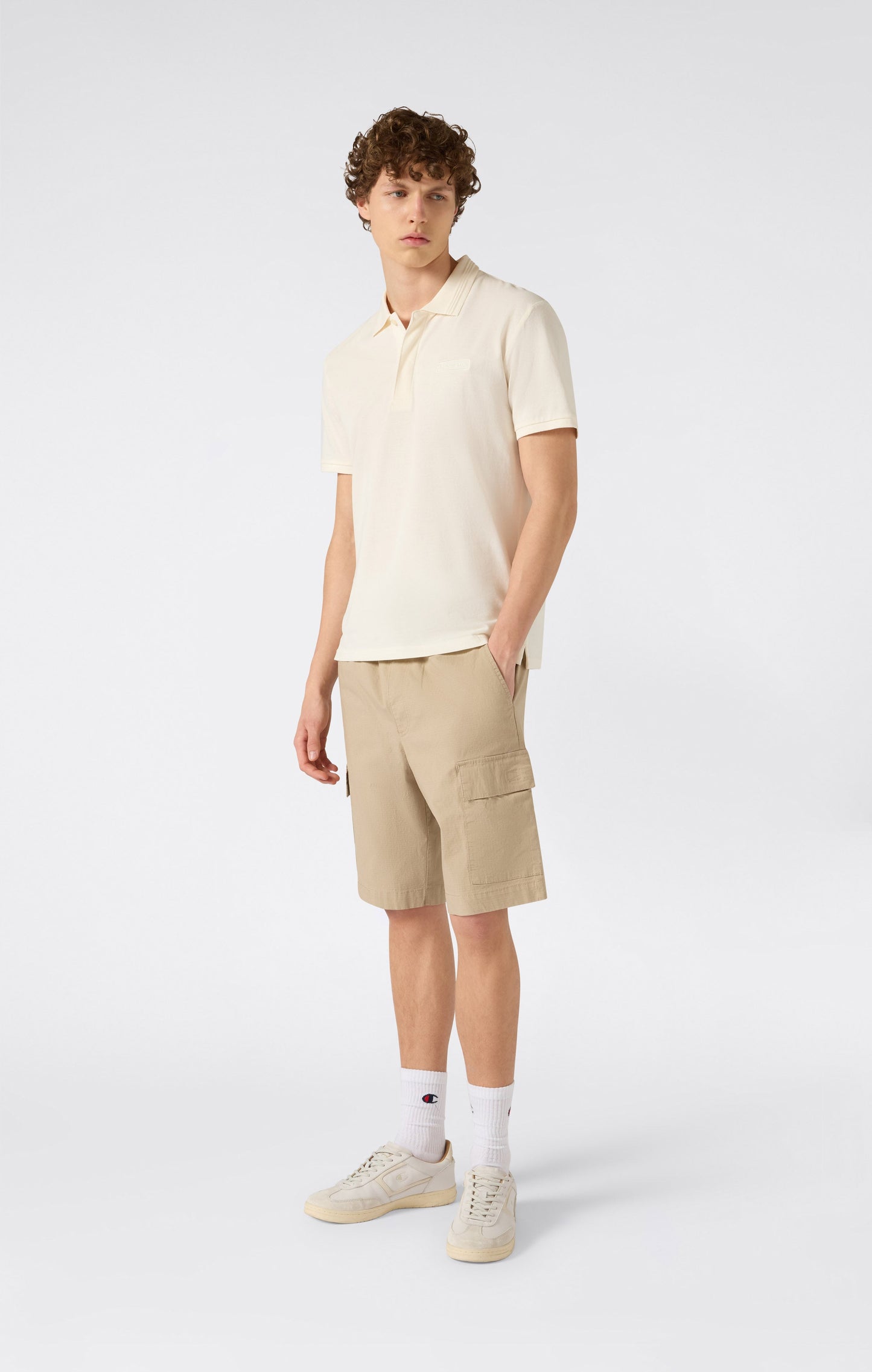 Men's Polo with Embroidered Logo