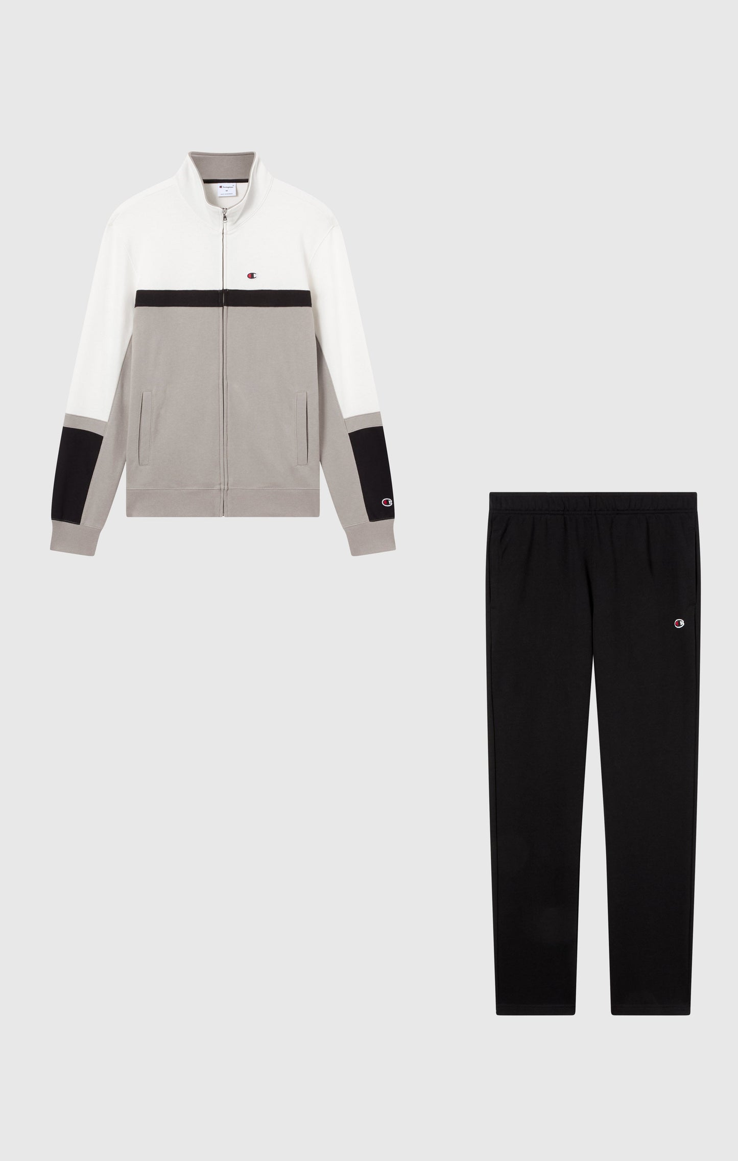 Men's Lightweight Color Block Full Zip Tracksuit