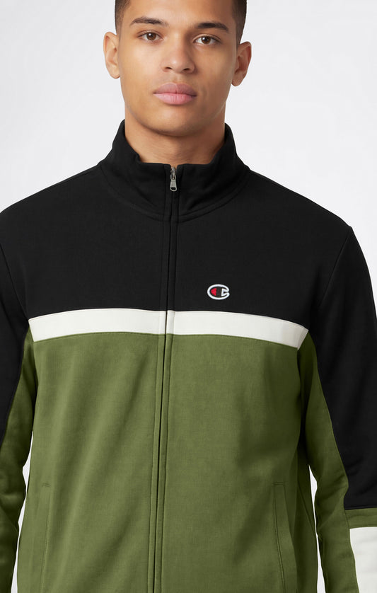 Men's Lightweight Color Block Full Zip Tracksuit