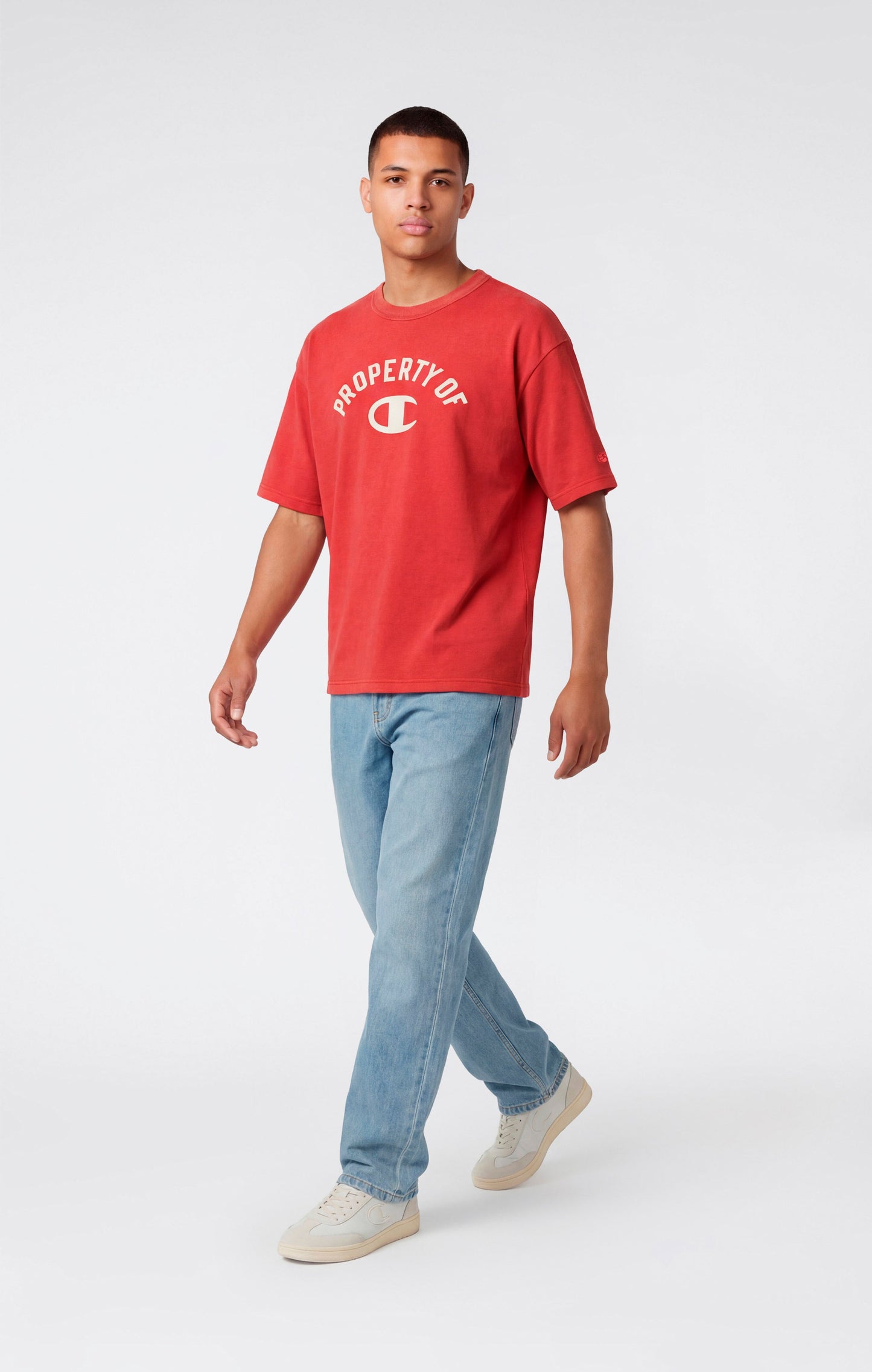 Men's Collegiate-Inspired Crewneck T-Shirt Time Capsule