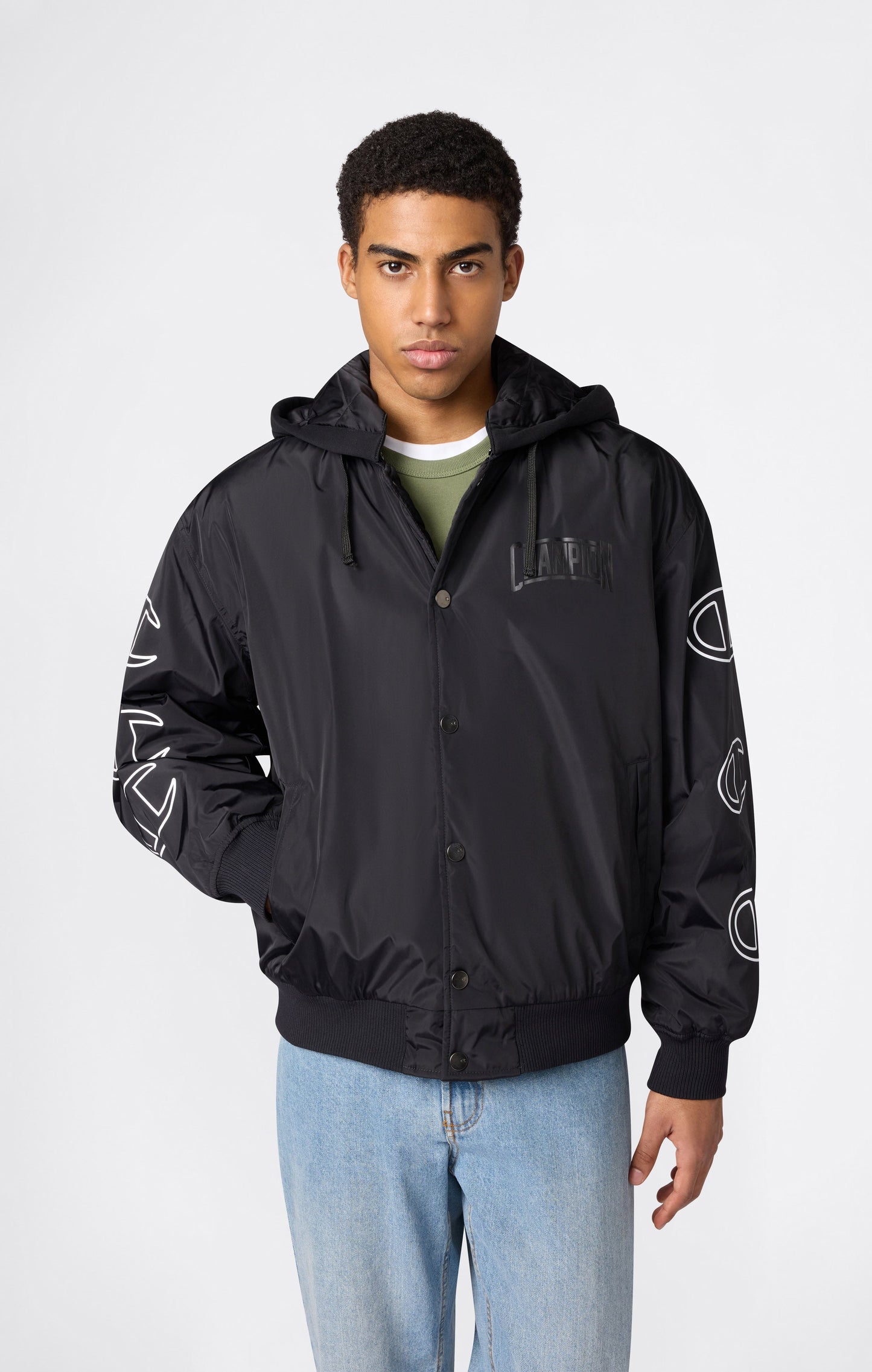 Men's Hooded Bomber Jacket