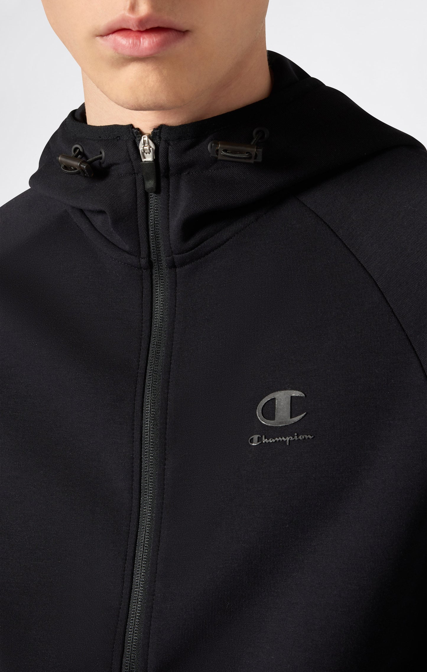 Herren C-Tech Kapuzen-Sweatshirt mit durchgehendem Reißverschluss