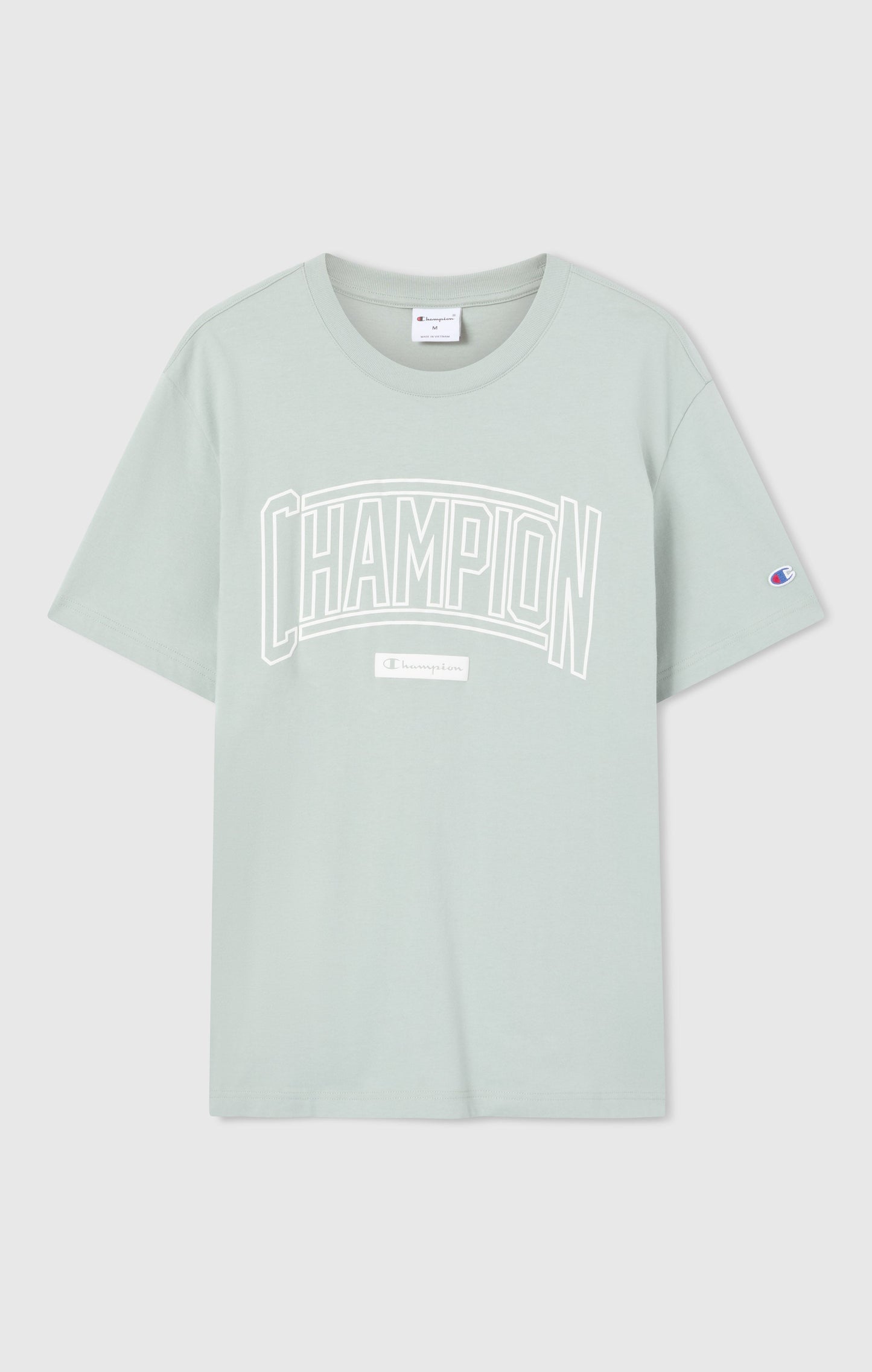 Men's Crewneck T-Shirt With Puff Print Logo