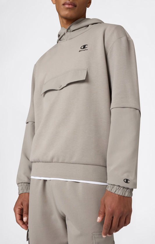 Men's C-Tech Mix Media Hooded Sweatshirt