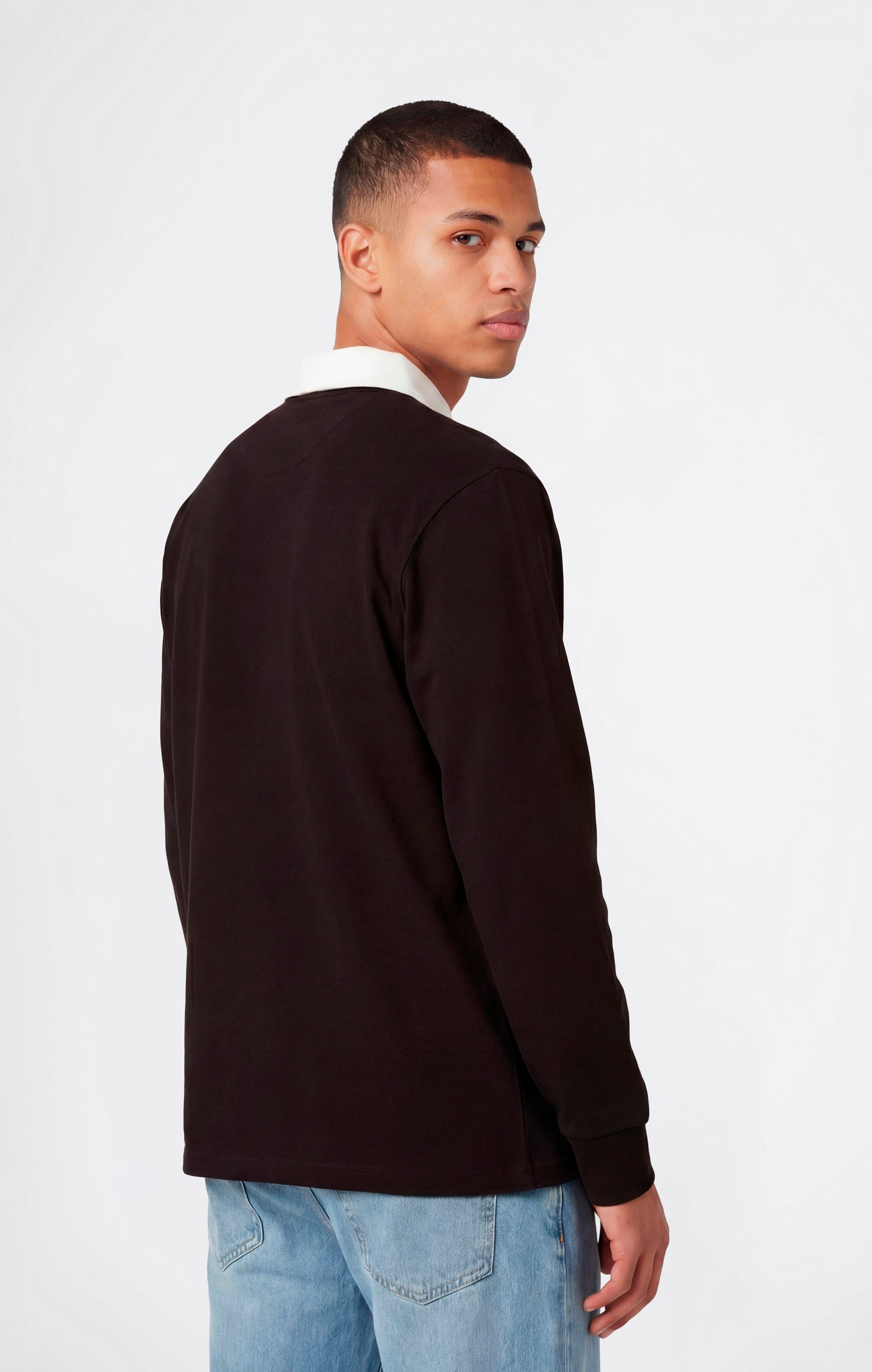 Men's Long Sleeve Half Zip Polo Shirt Time Capsule