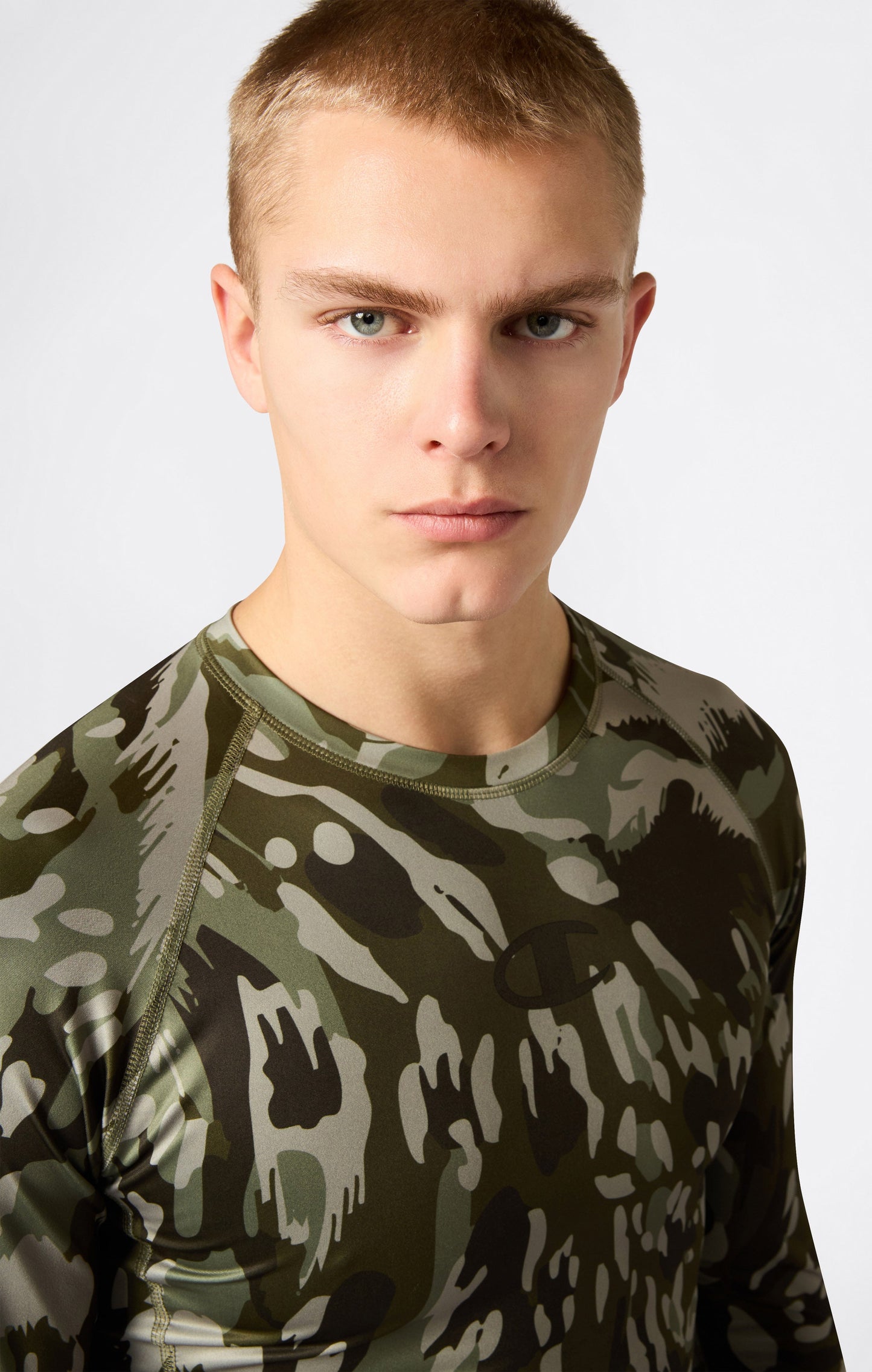 Herren Kompressions-Langarm-T-Shirt Combat