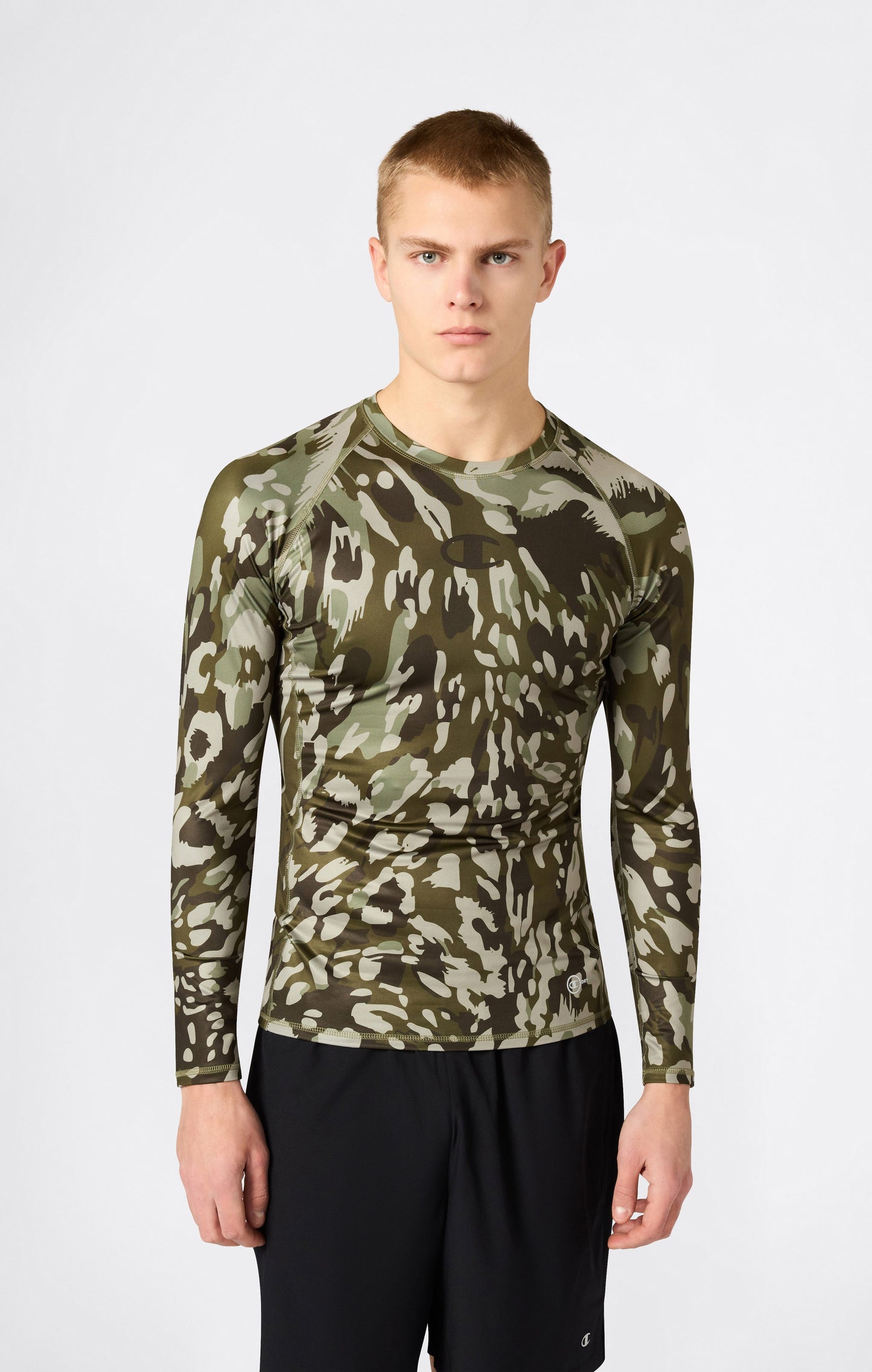 Herren Kompressions-Langarm-T-Shirt Combat