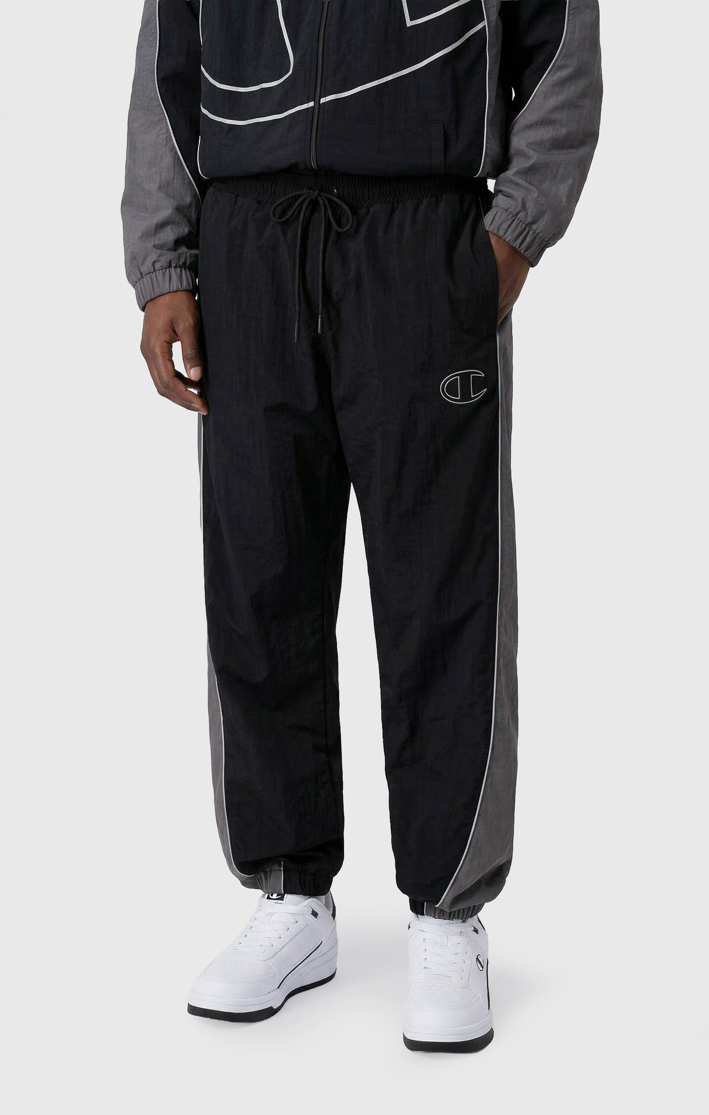 Herren-Hose aus gewebtem Nylon mit lockerer Passform