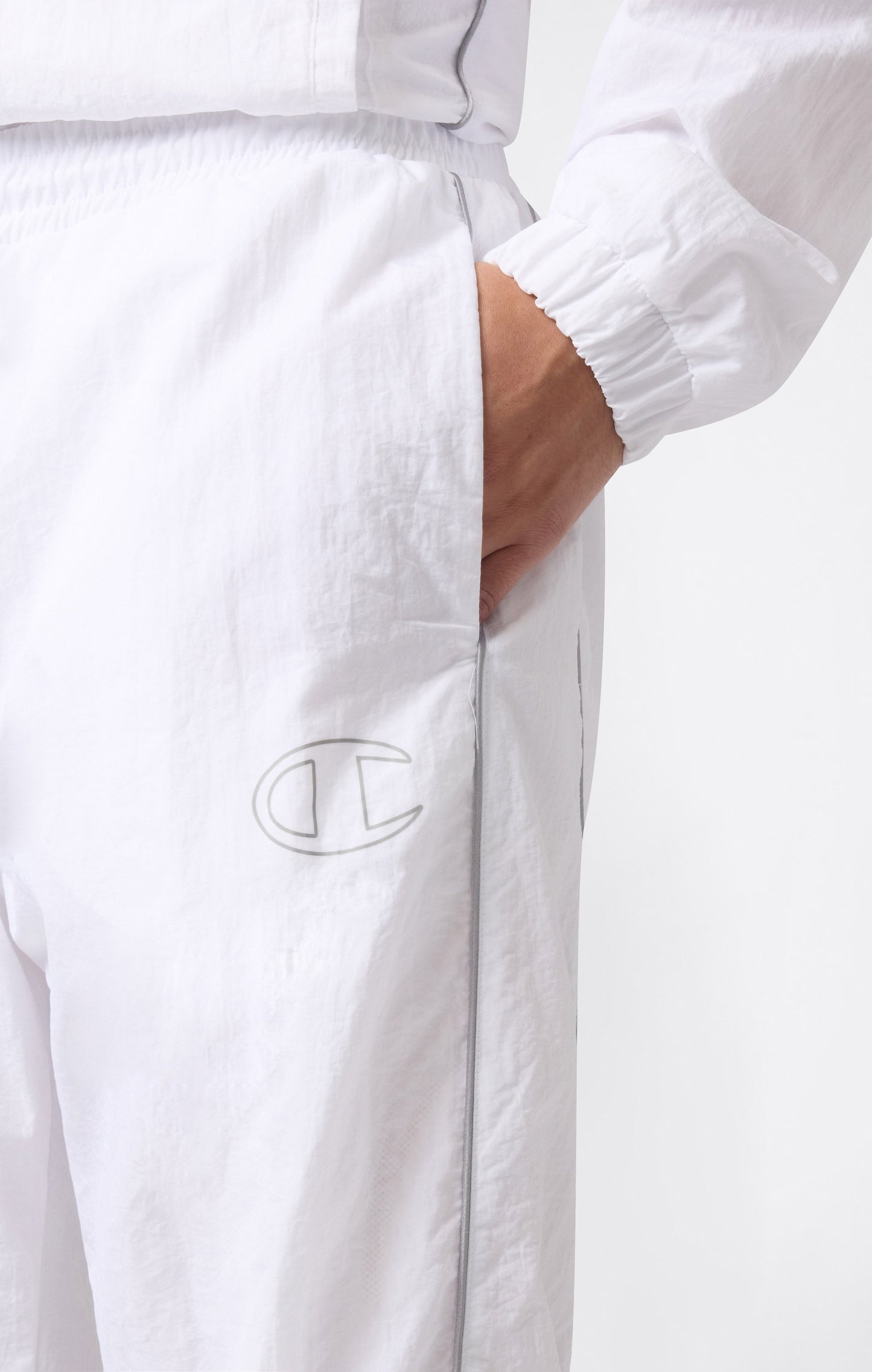 Herren-Hose aus gewebtem Nylon mit lockerer Passform