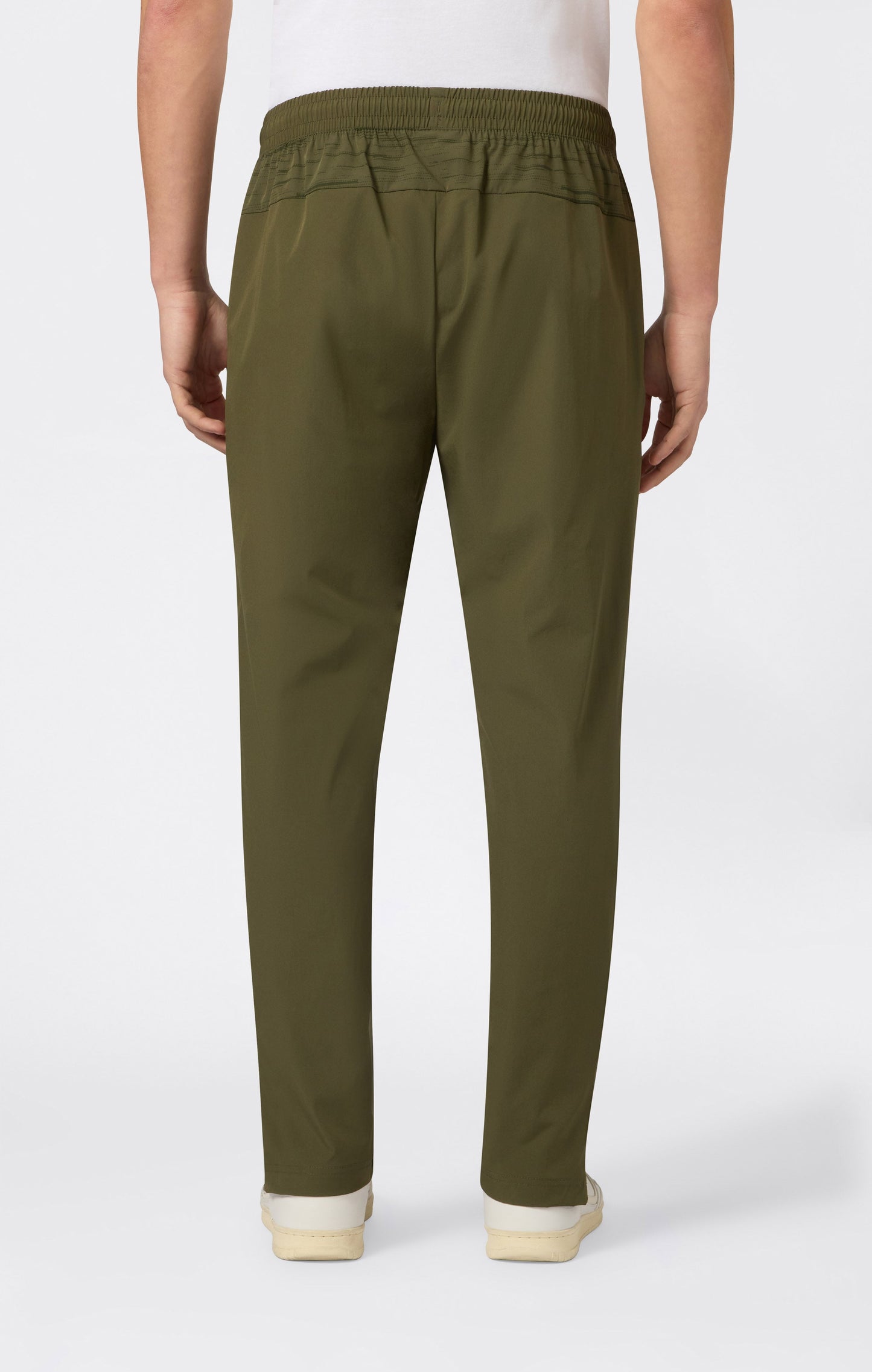 Men's Straight Hem Stretch Fabric Pants