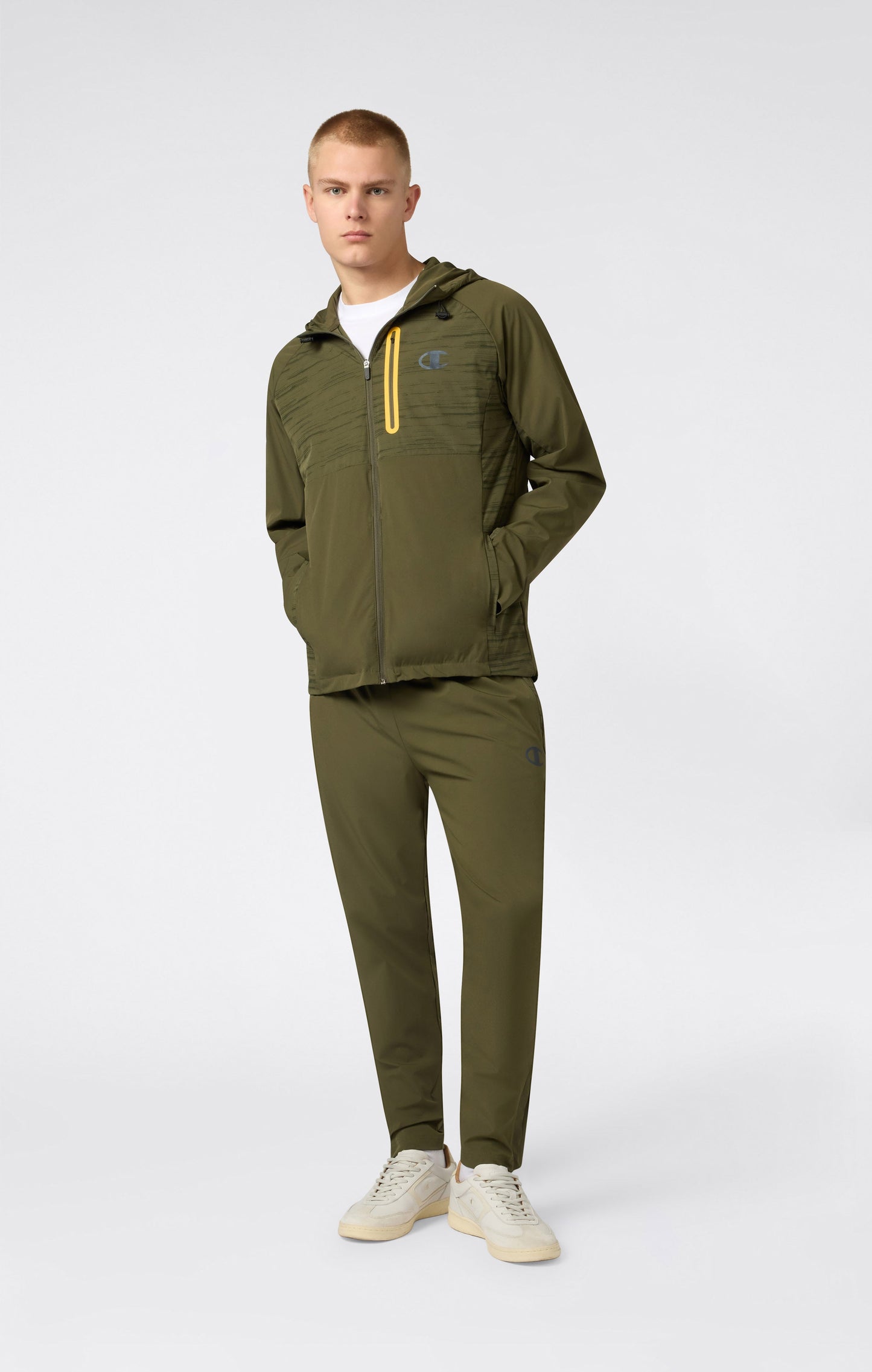 Men's Straight Hem Stretch Fabric Pants
