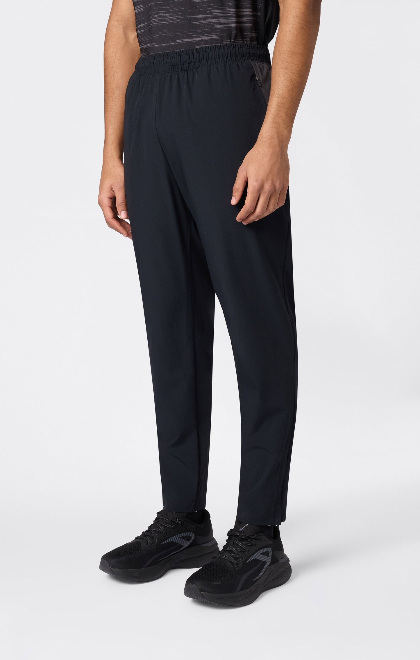 Men's Straight Hem Stretch Fabric Pants