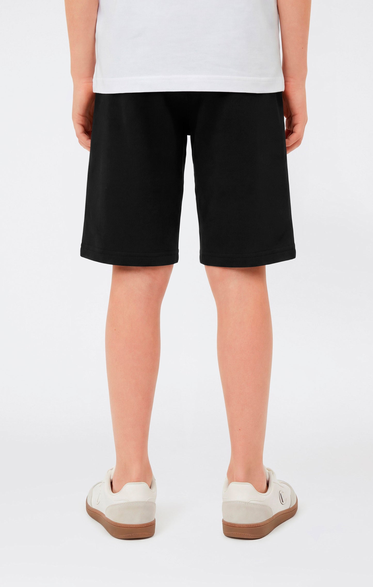 Boys' Bermuda Shorts with Embroidered Maxi Logo Icons