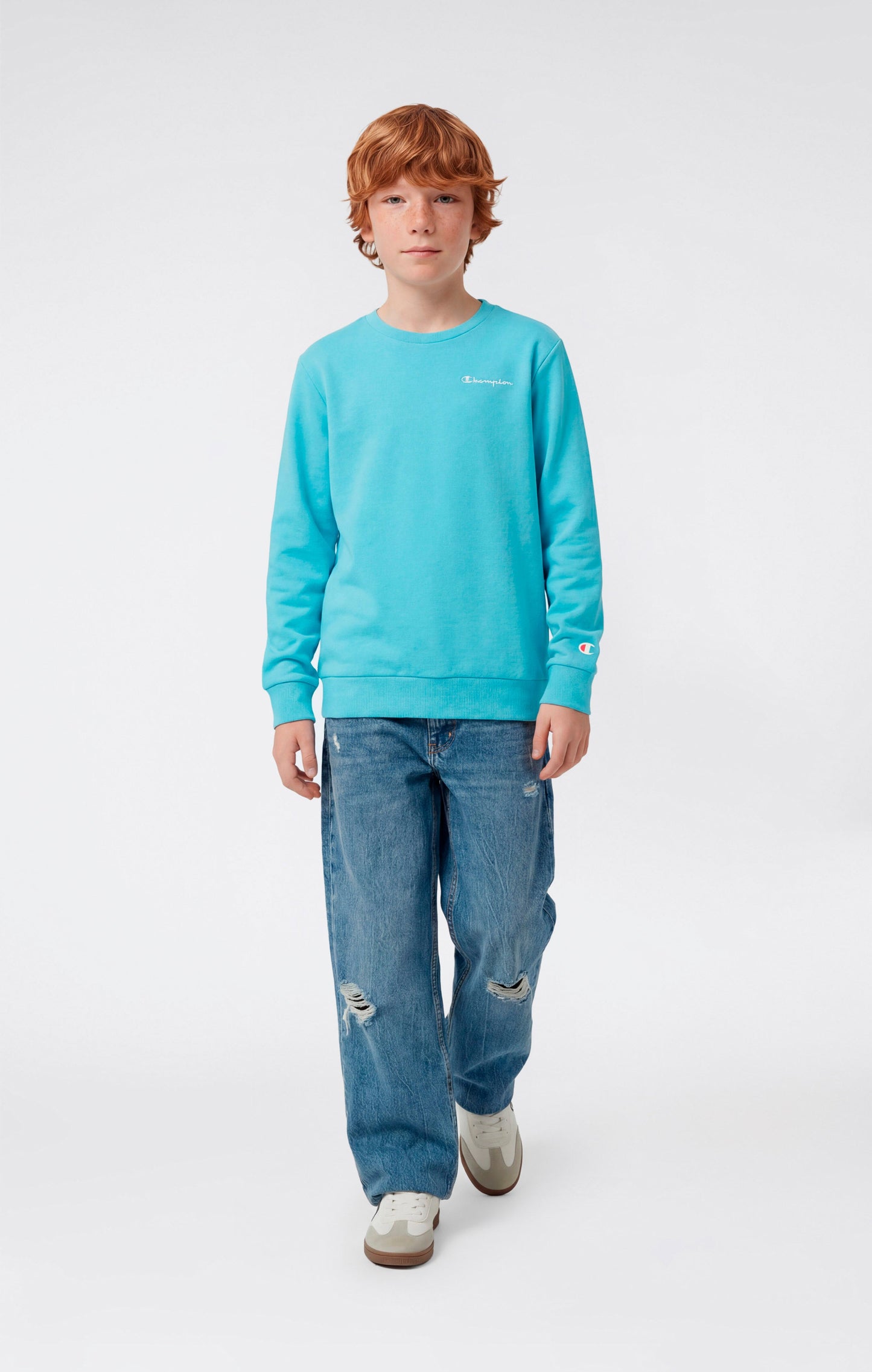 Boys' Lightweight Crewneck Sweatshirt Icons