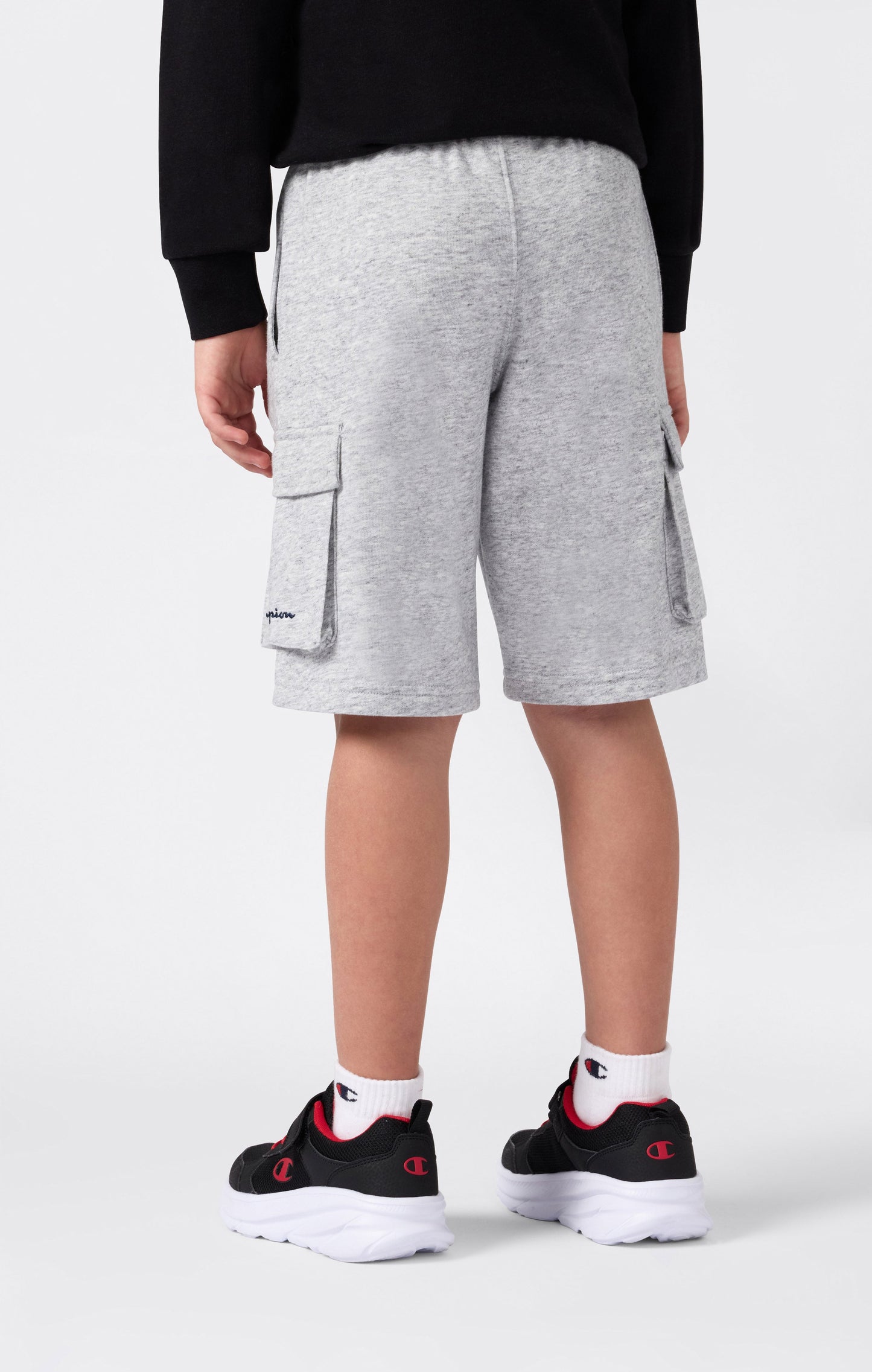 Boys' Lightweight Fleece Cargo Shorts