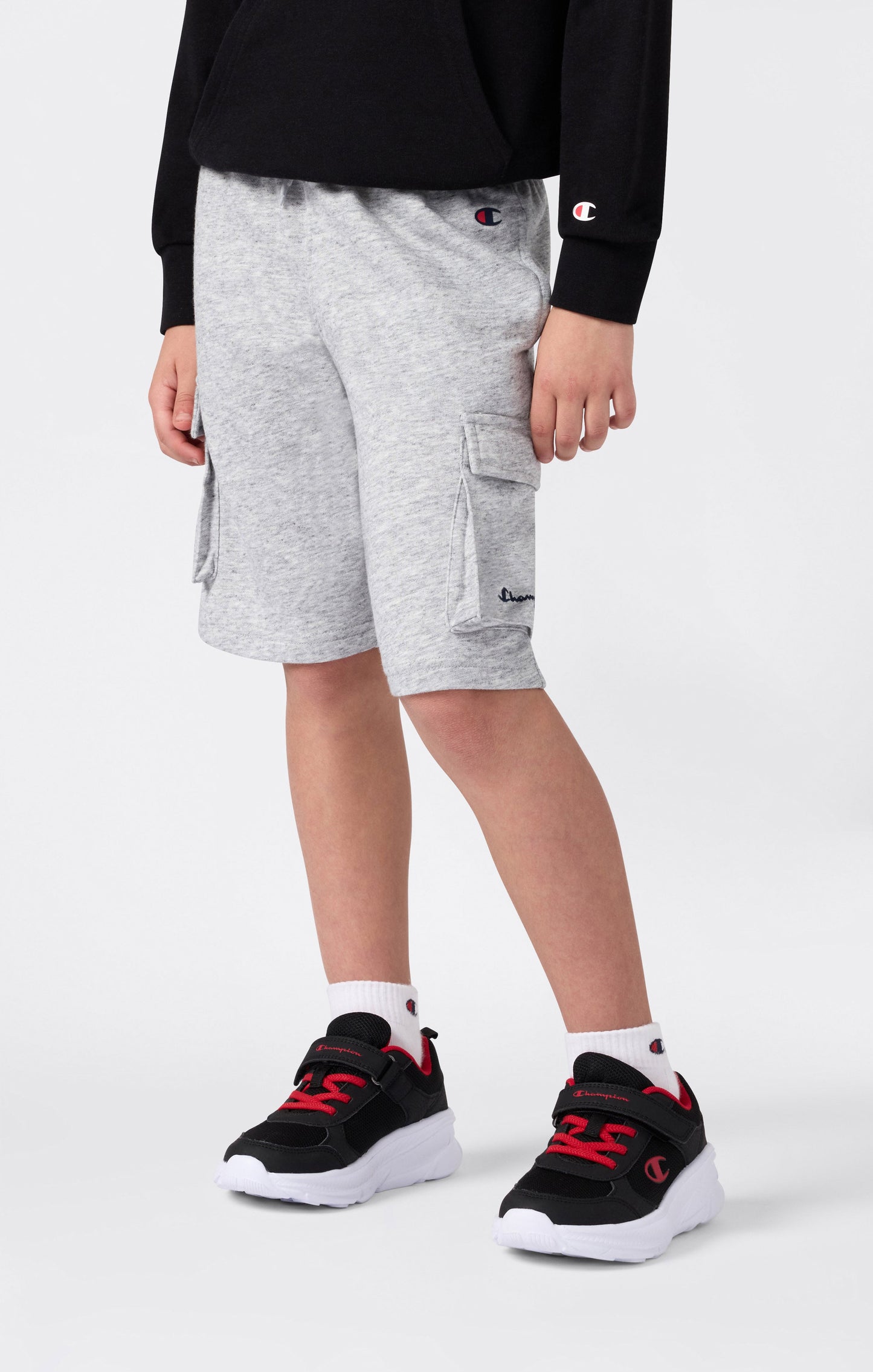 Boys' Lightweight Fleece Cargo Shorts