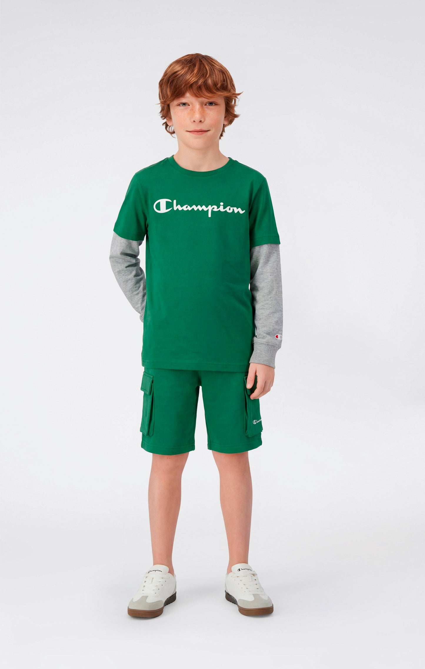 Boys' Lightweight Fleece Cargo Shorts