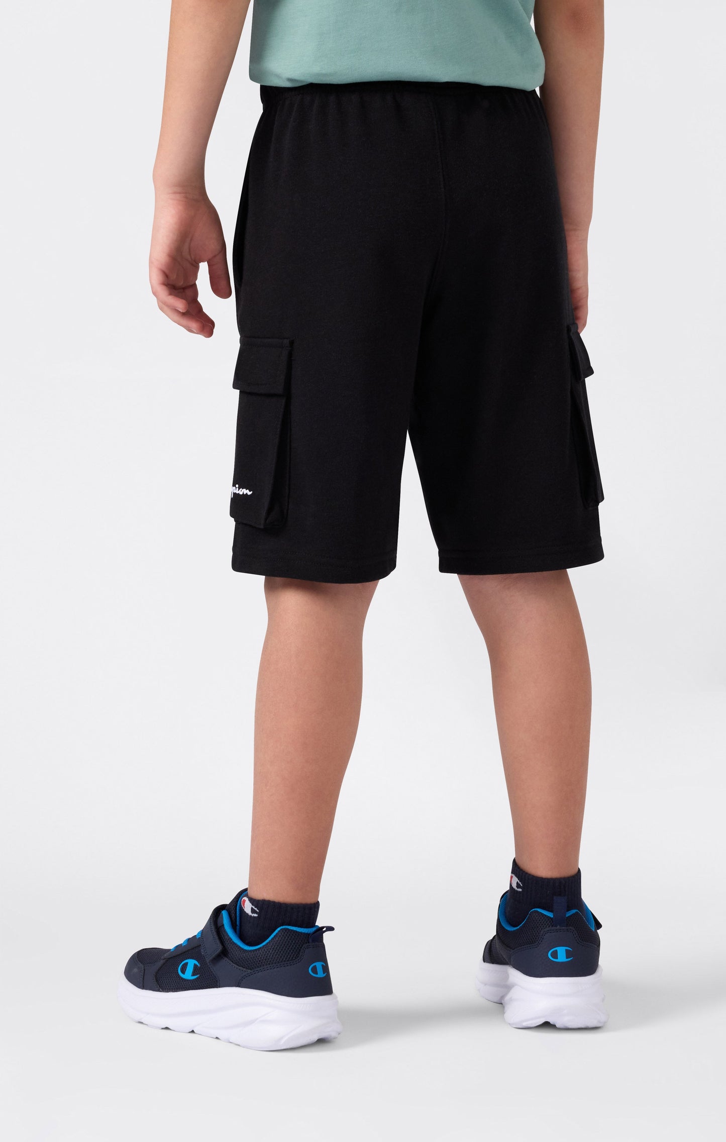 Boys' Lightweight Fleece Cargo Shorts