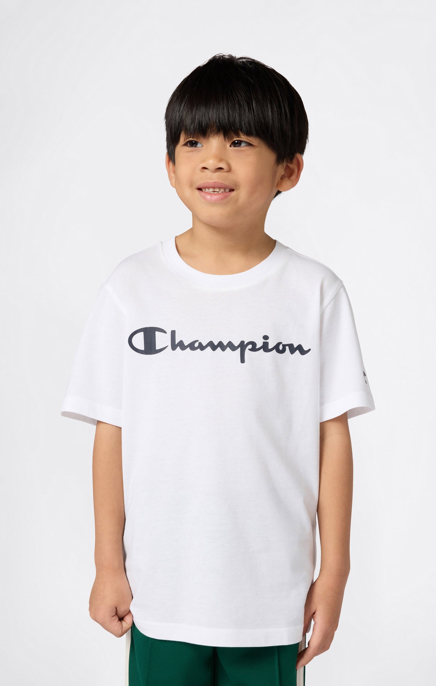 T-Shirt mit Skript-Logo für Jungen