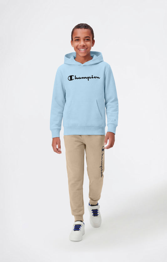 Boys' Lightweight Hooded Sweatshirt with Maxi Printed Logo