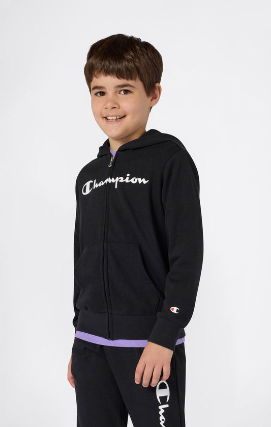 Boys' Full Zip Hoodie with Maxi Logo