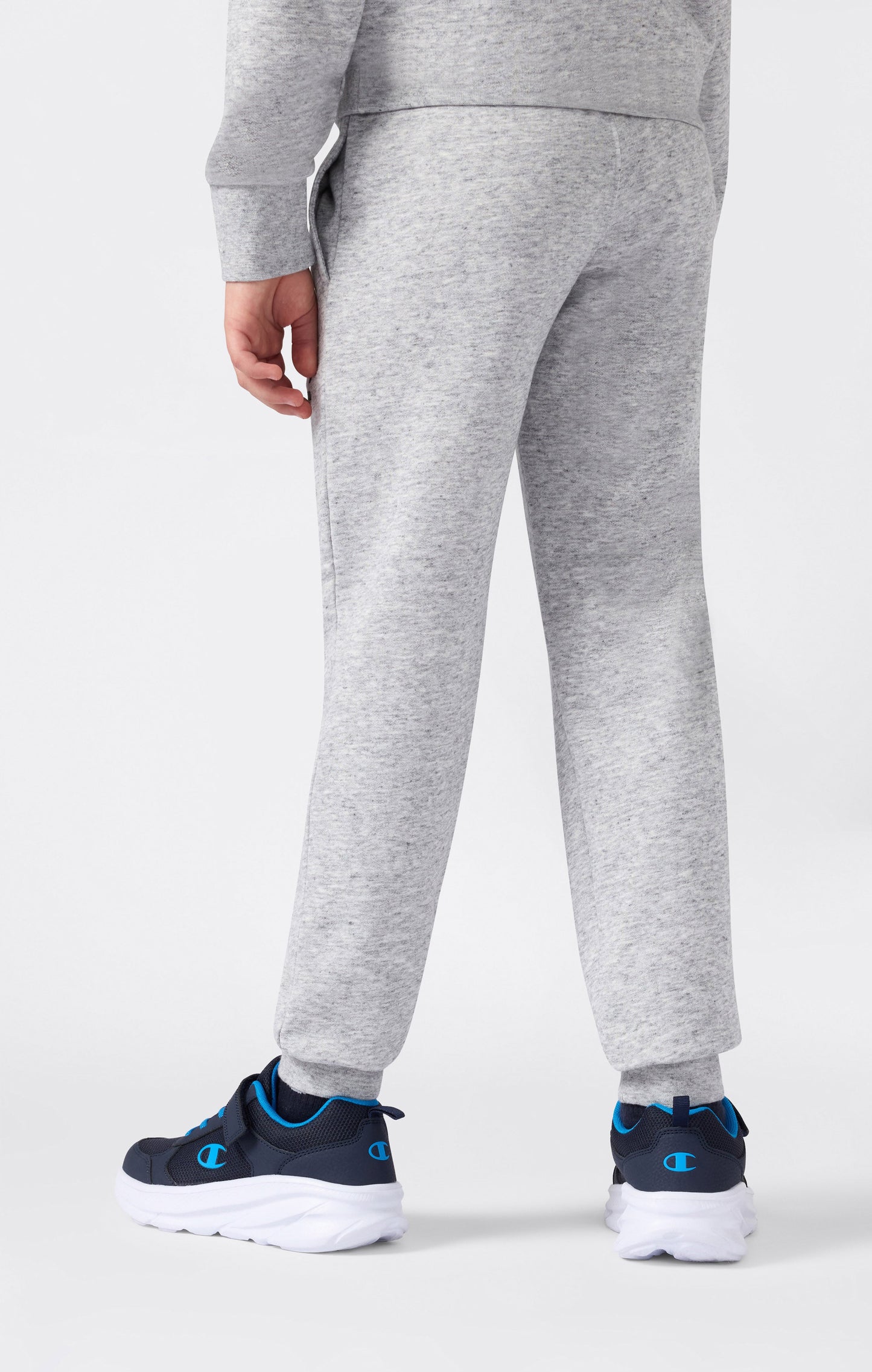Boys' Lightweight Jogger Pants with Rib Cuffs and Maxi Printed Logo