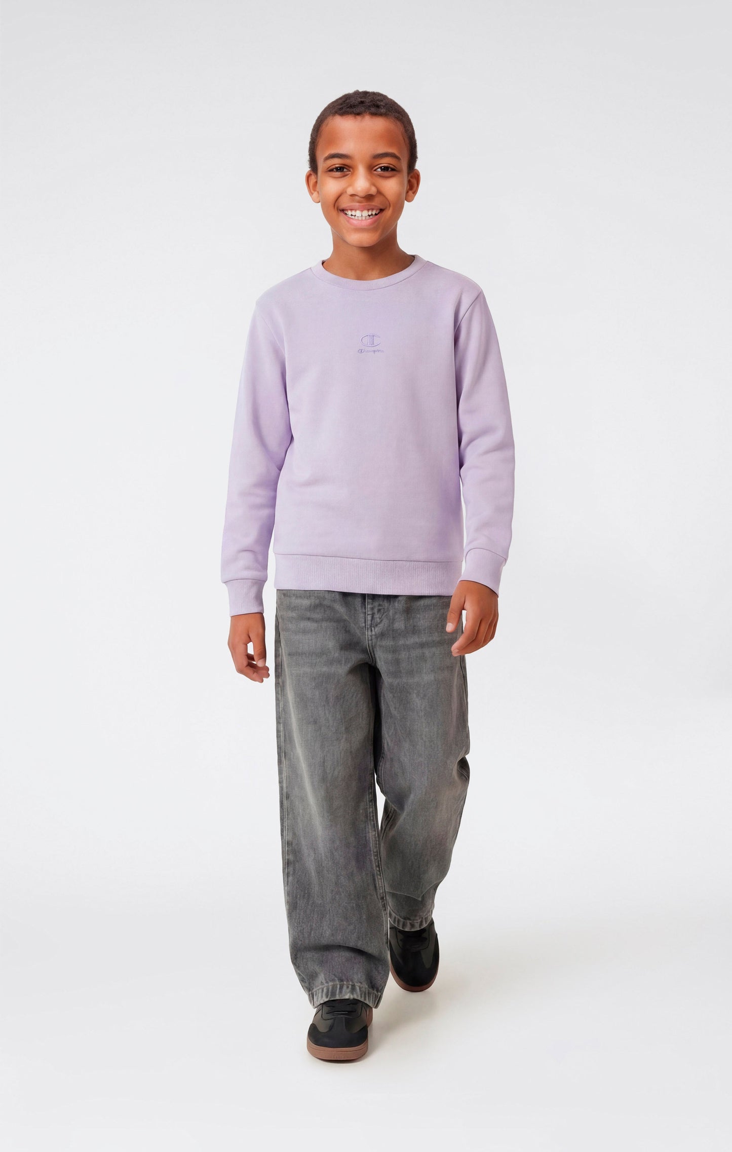 Sweatshirt mit Washed-Effekt für Jungen – Icons