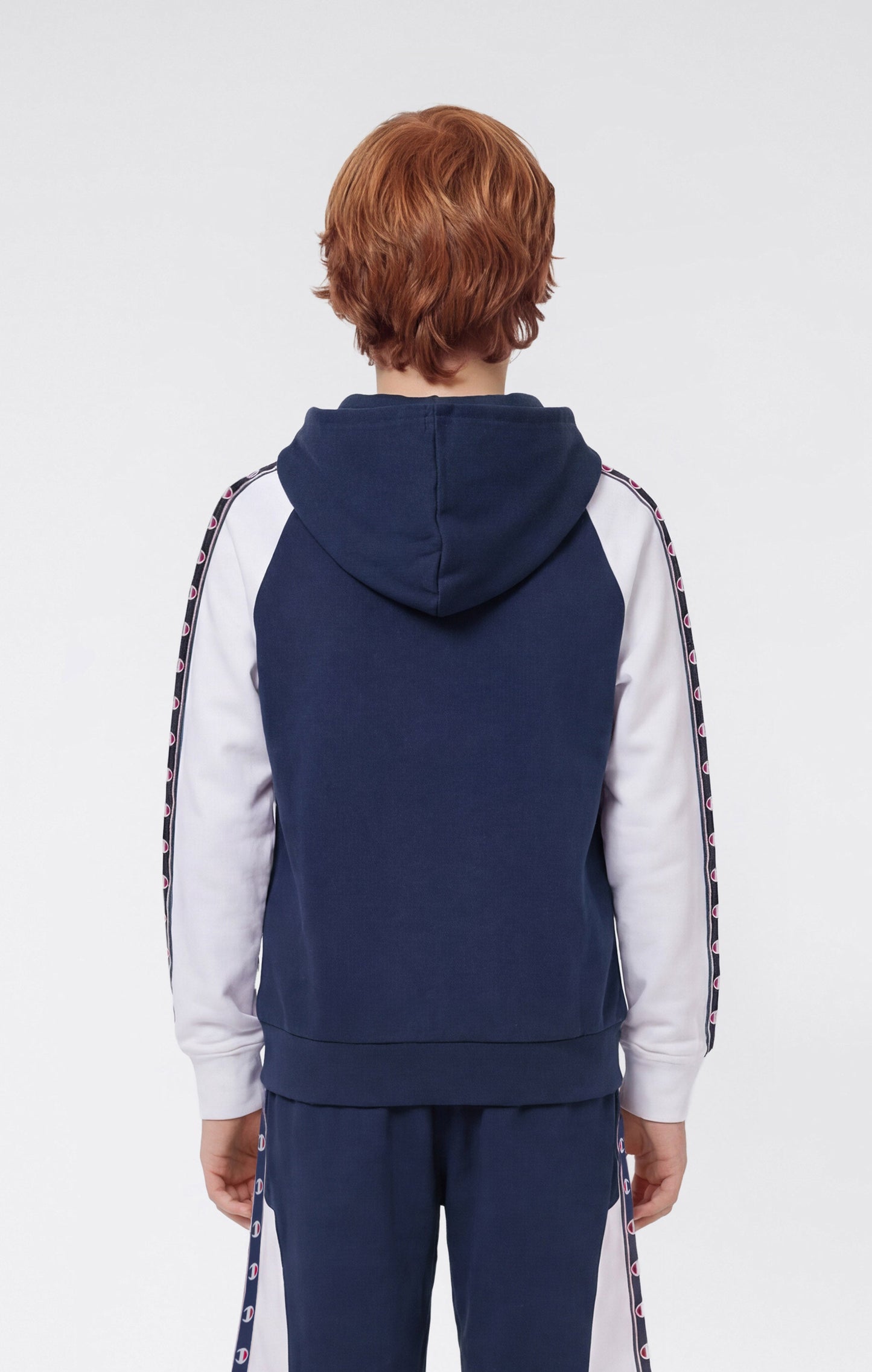 Boys' Hooded Sweatshirt with C-Logo Tape