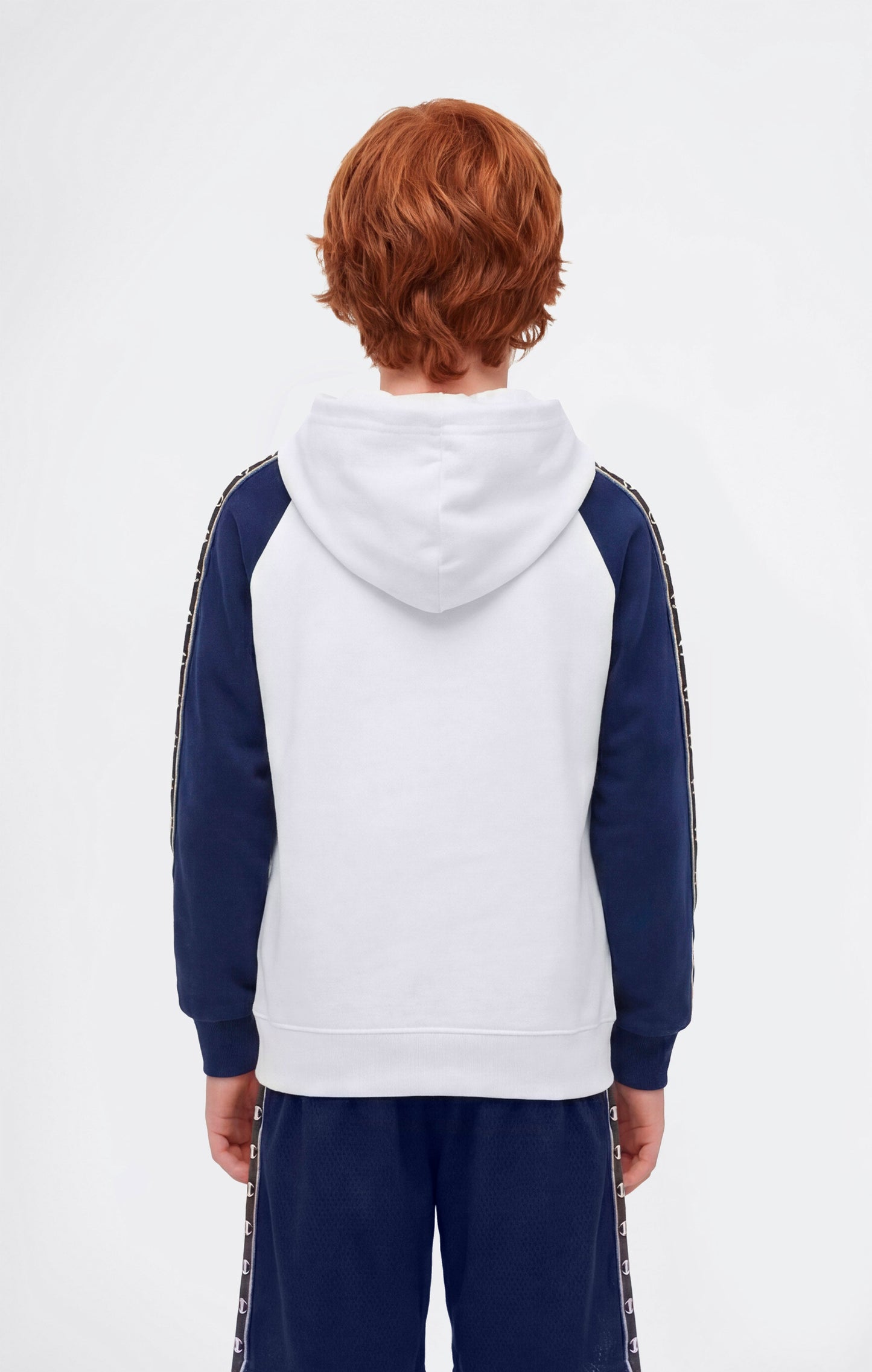 Boys' Hooded Sweatshirt with C-Logo Tape