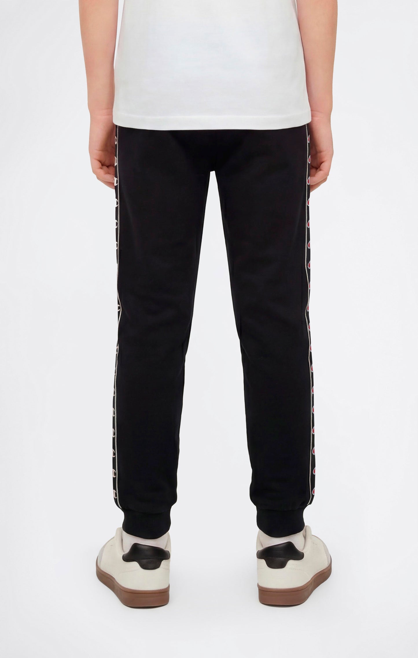 Boys' Rib Cuff Pants with Tape Logo