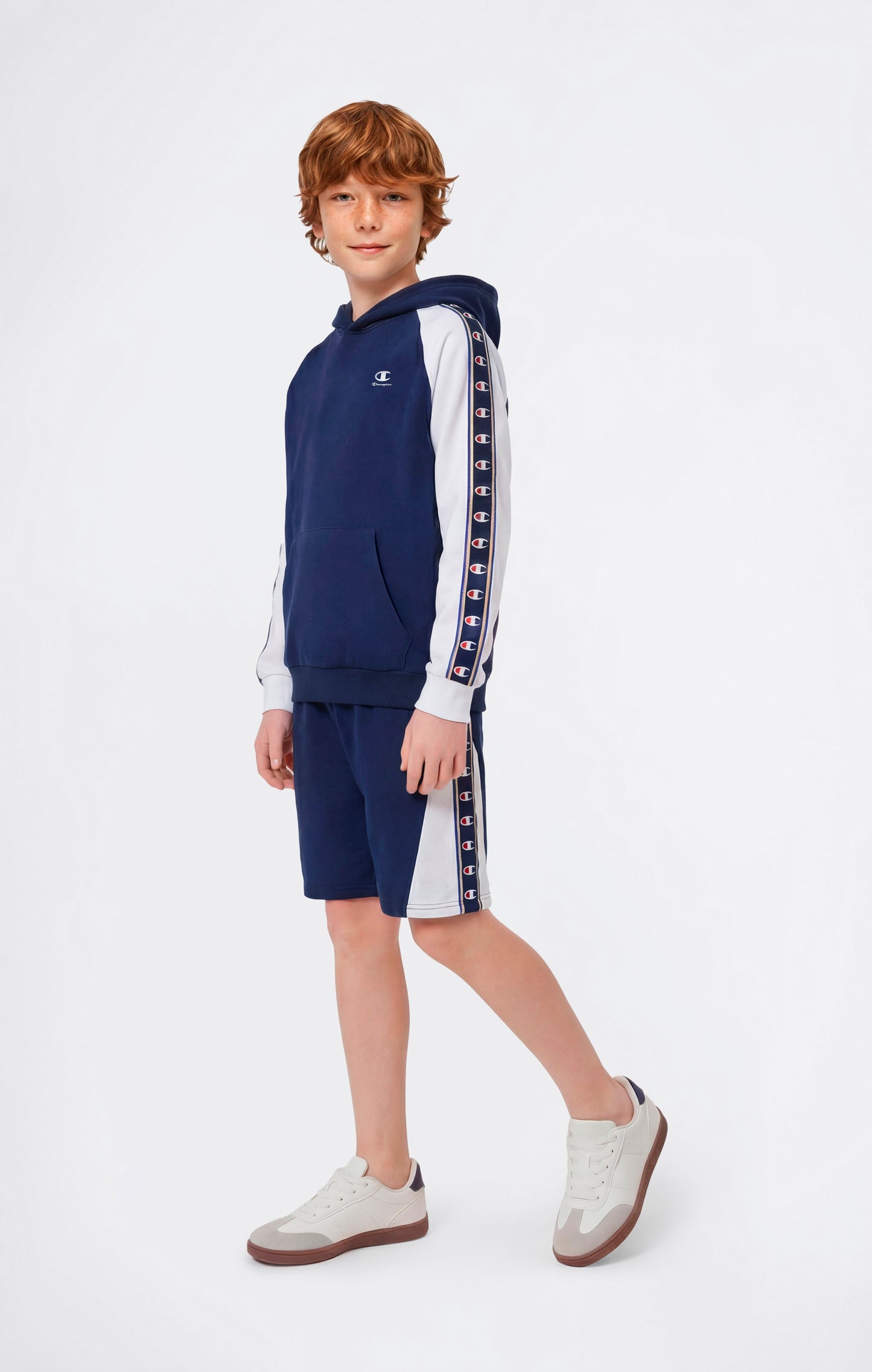 Boys' Bermuda Shorts with Tape Logo