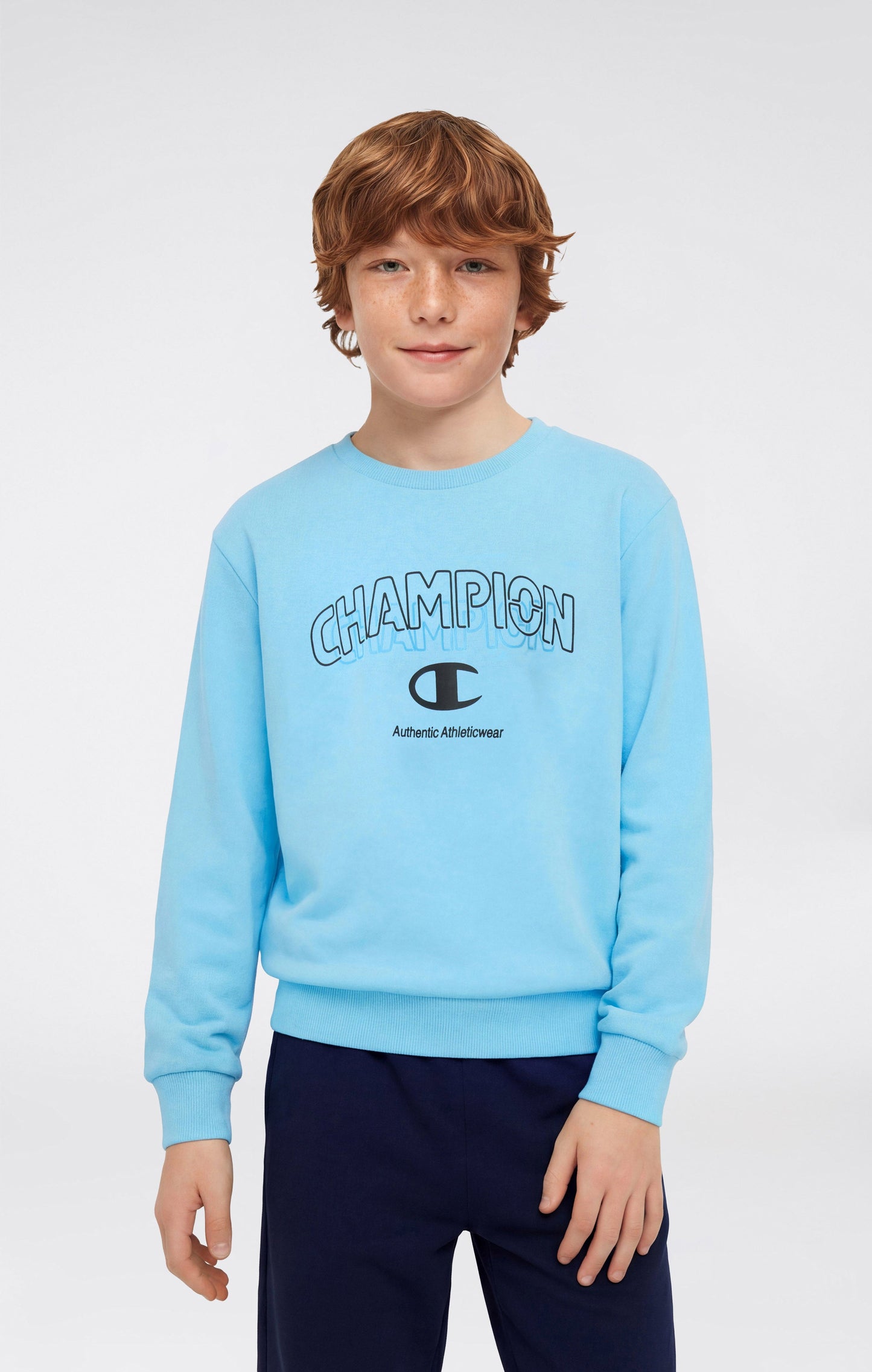 Boys' Crewneck Sweatshirt and Pants Tracksuit with Graphic