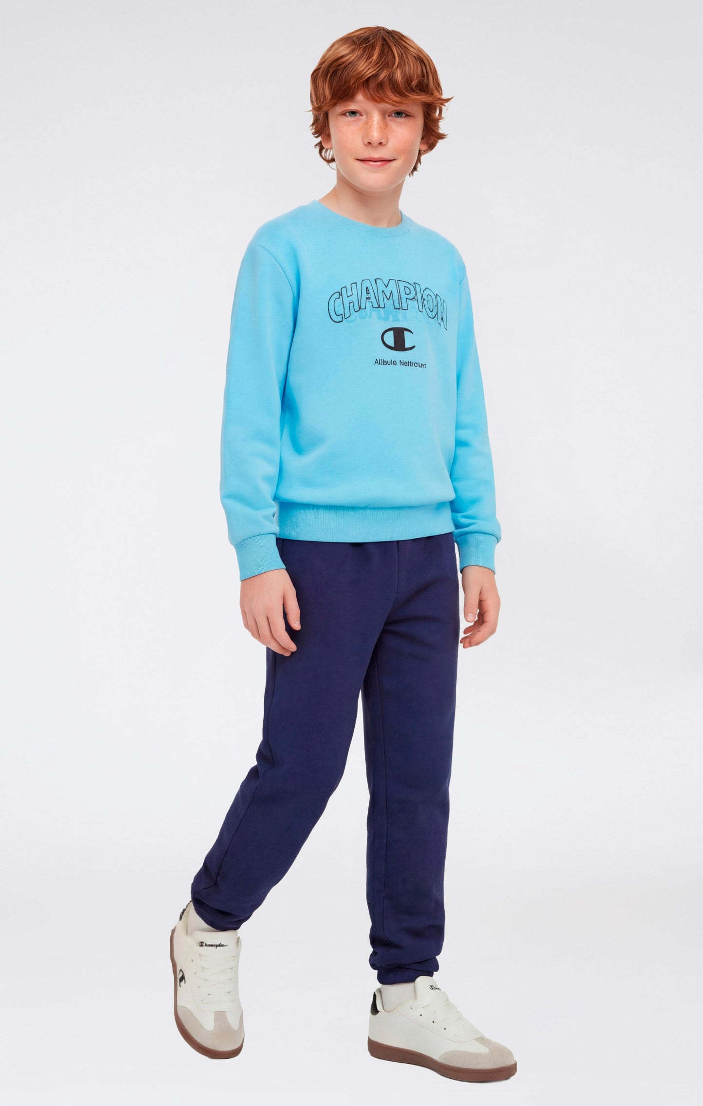 Boys' Crewneck Sweatshirt and Pants Tracksuit with Graphic