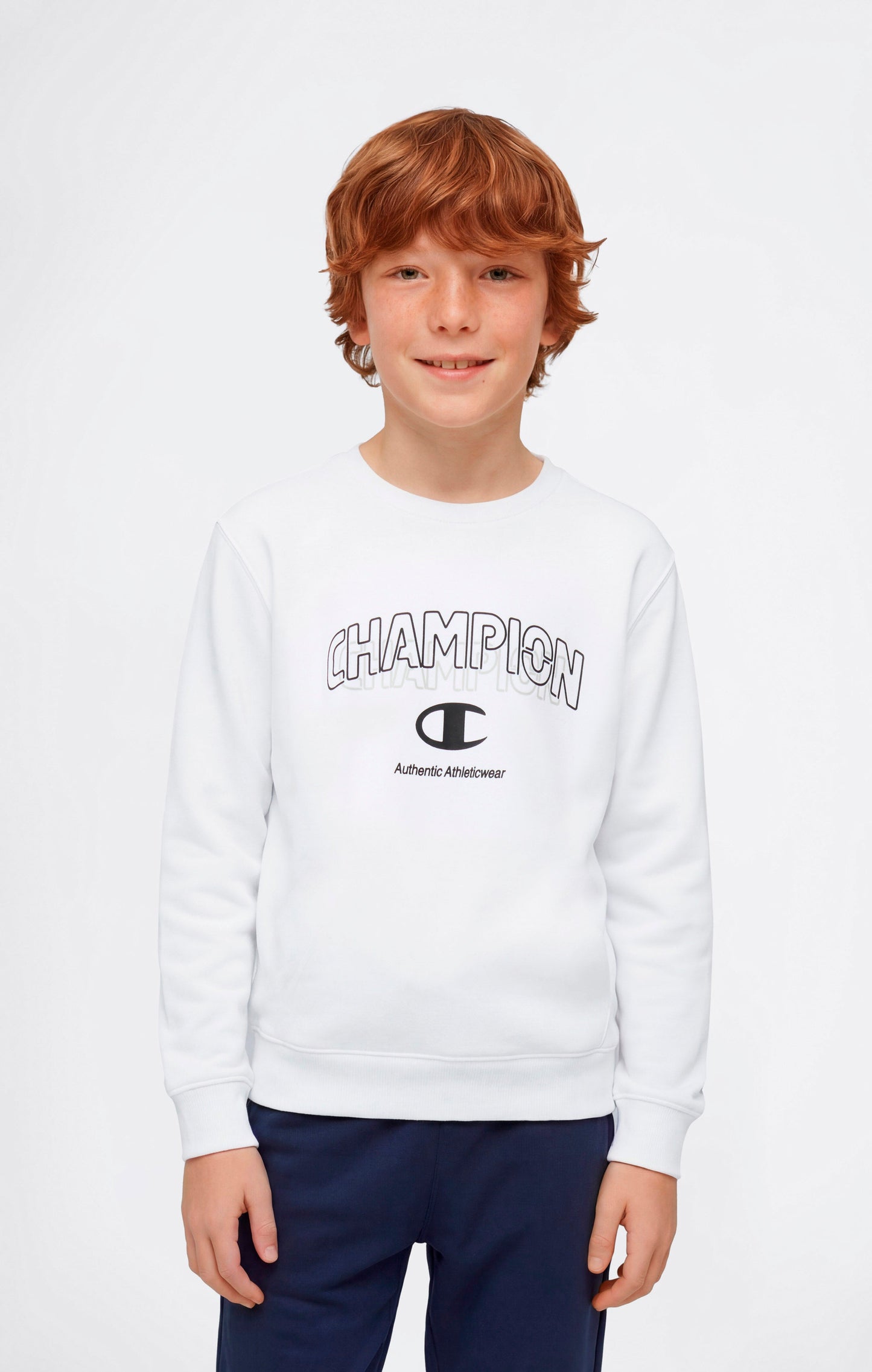 Boys' Crewneck Sweatshirt and Pants Tracksuit with Graphic