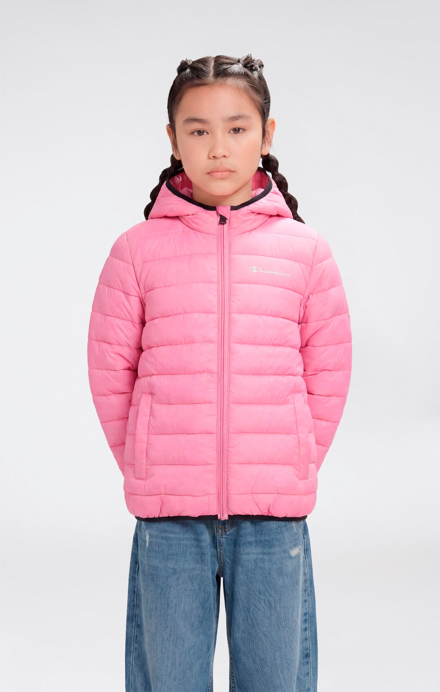 Kids' Lightweight Padded Hooded Jacket