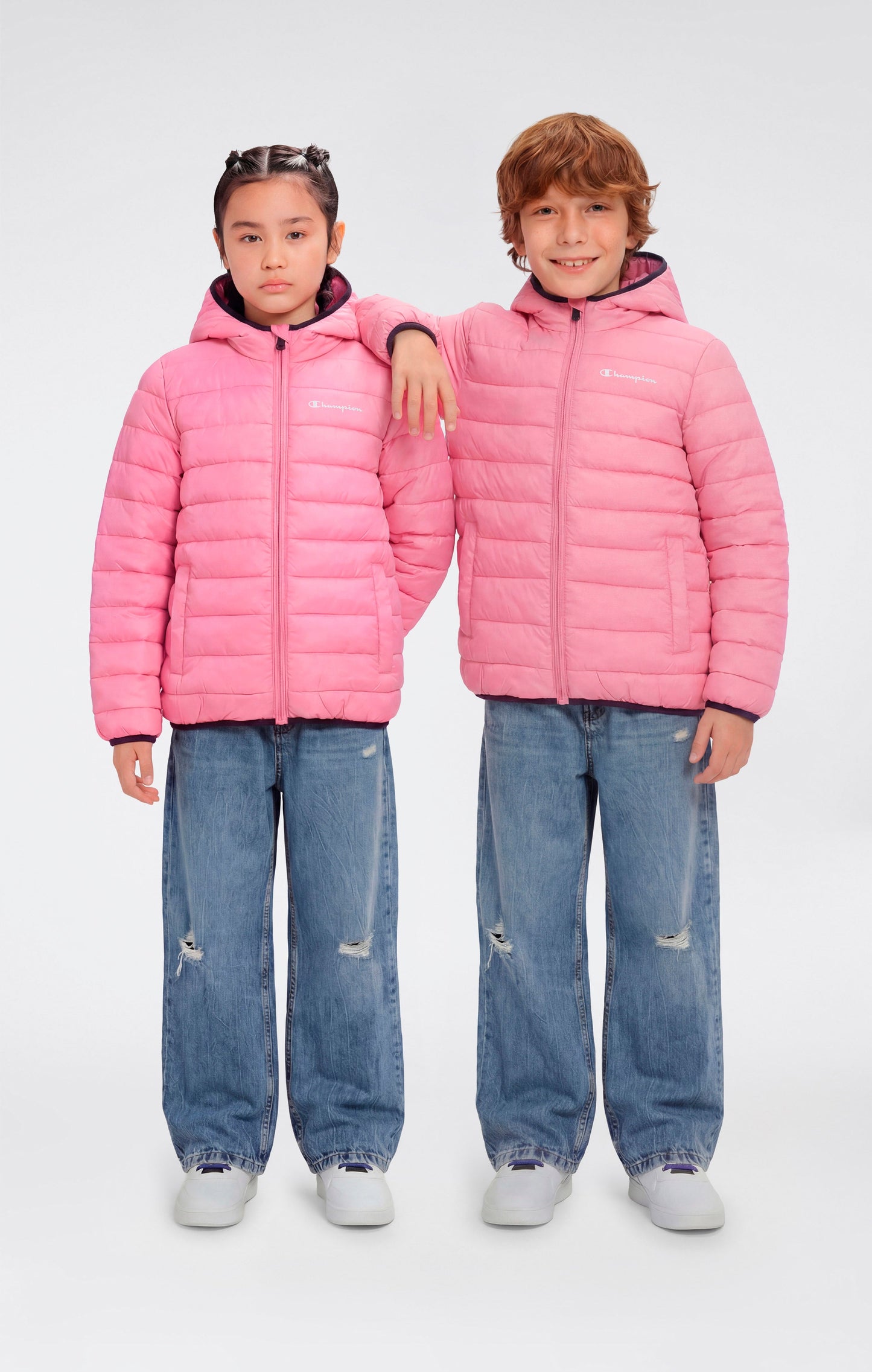 Kids' Lightweight Padded Hooded Jacket