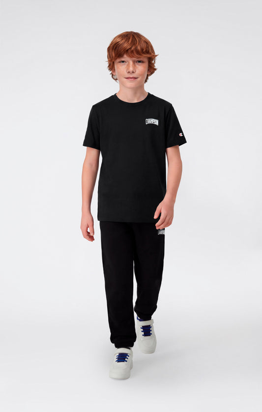 Boys' Elastic Cuff Pants with Puff Print