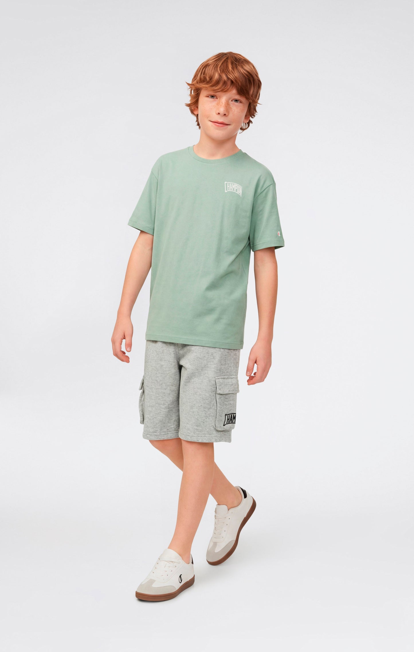 Boys' Crewneck T-shirt with Puff Print