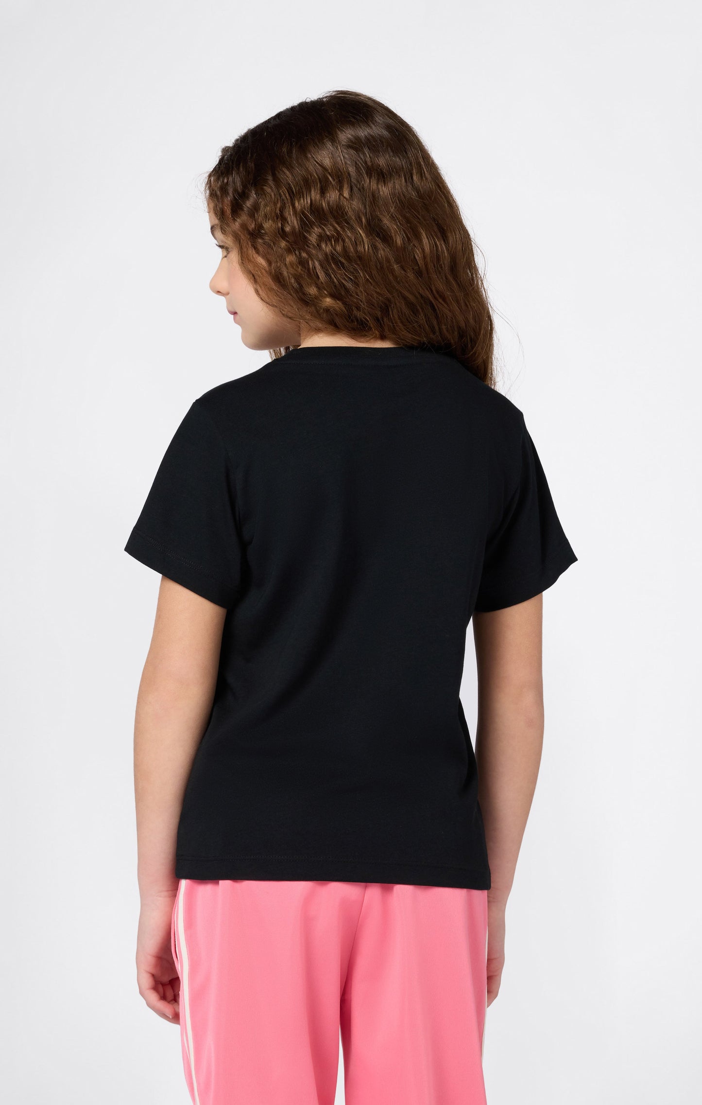 Mädchen Rundhals-T-Shirt schmal geschnitten Icons