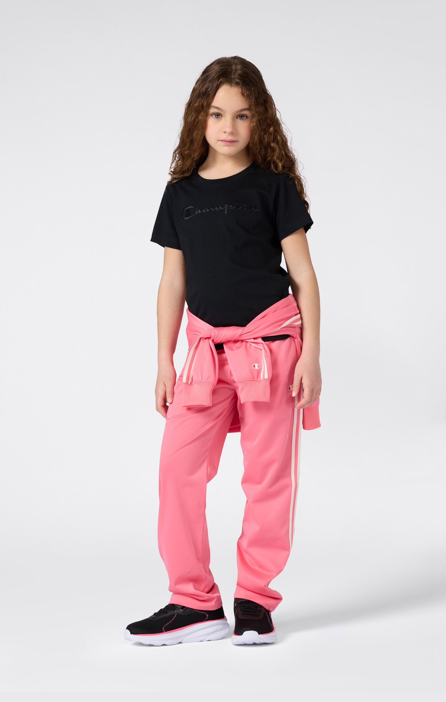 Mädchen Rundhals-T-Shirt schmal geschnitten Icons
