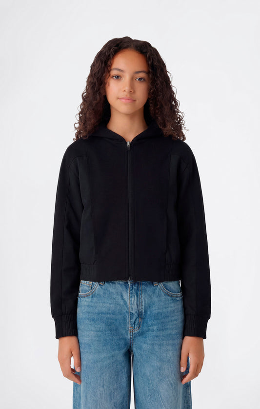 Girls' C-Tech Full Zip Hooded Sweatshirt
