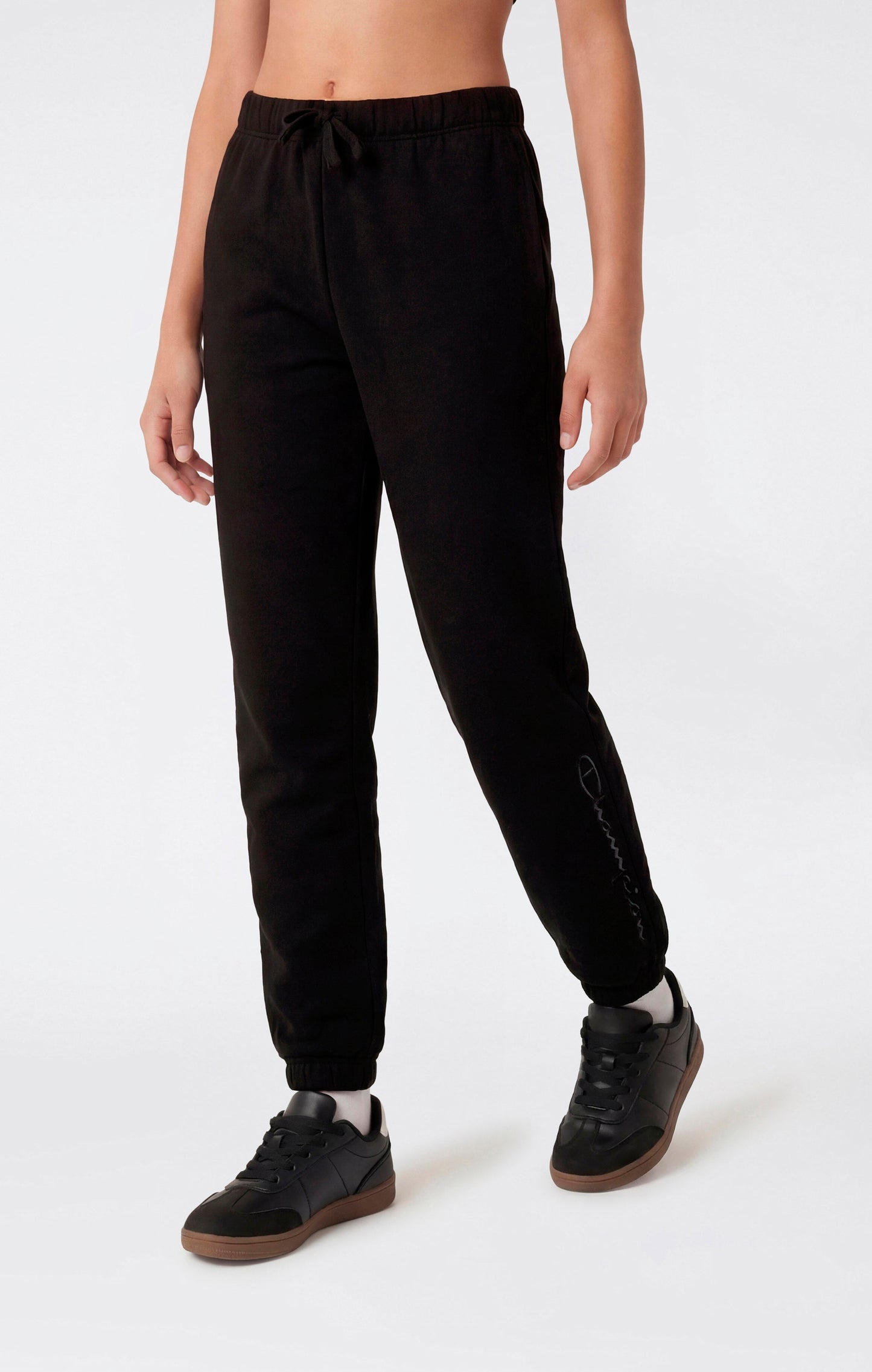 Mädchen-Hosen mit elastischen Bündchen und gesticktem Logo