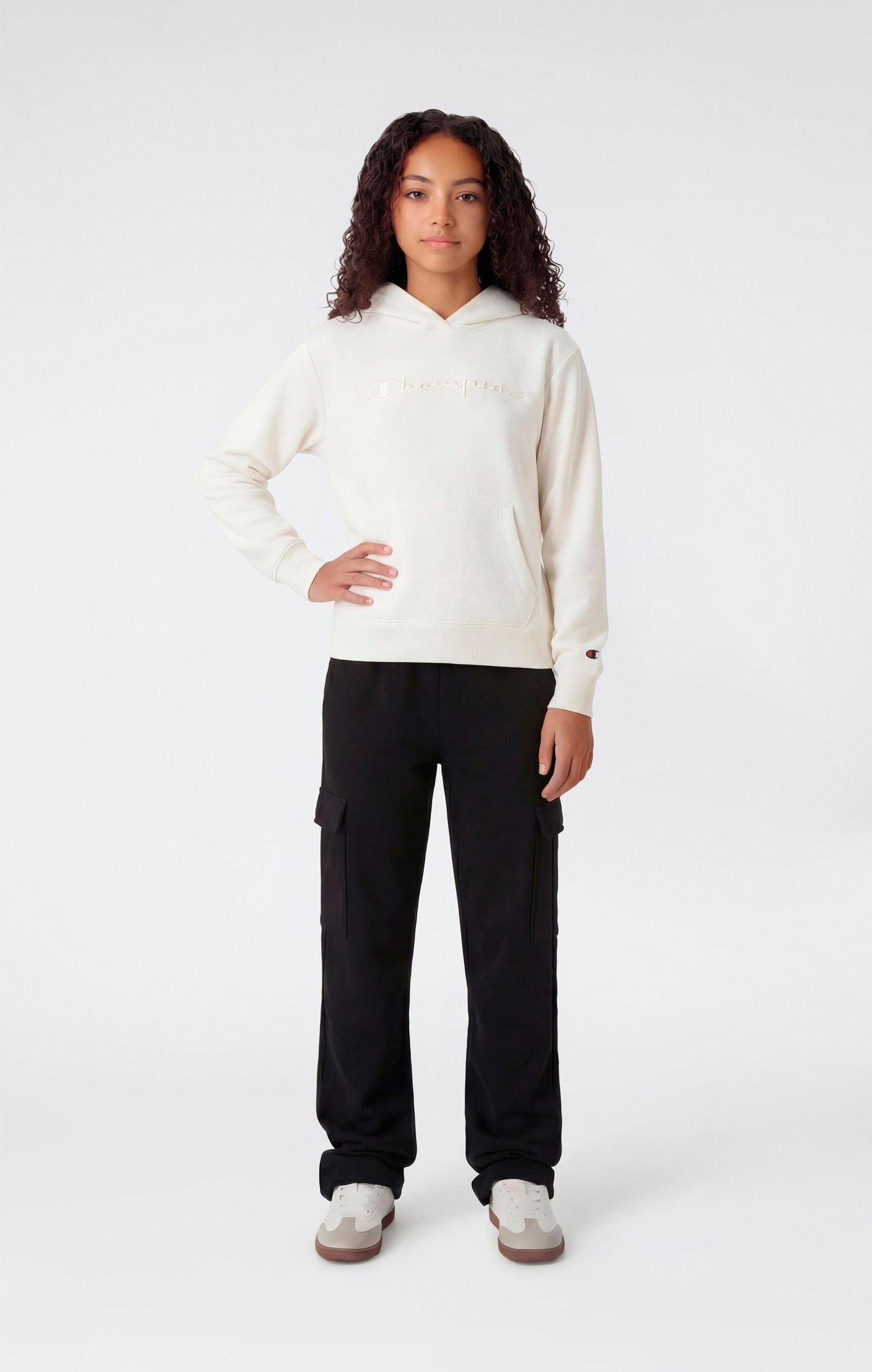 Girls' Lightweight Straight-Leg Cargo Pants Icons