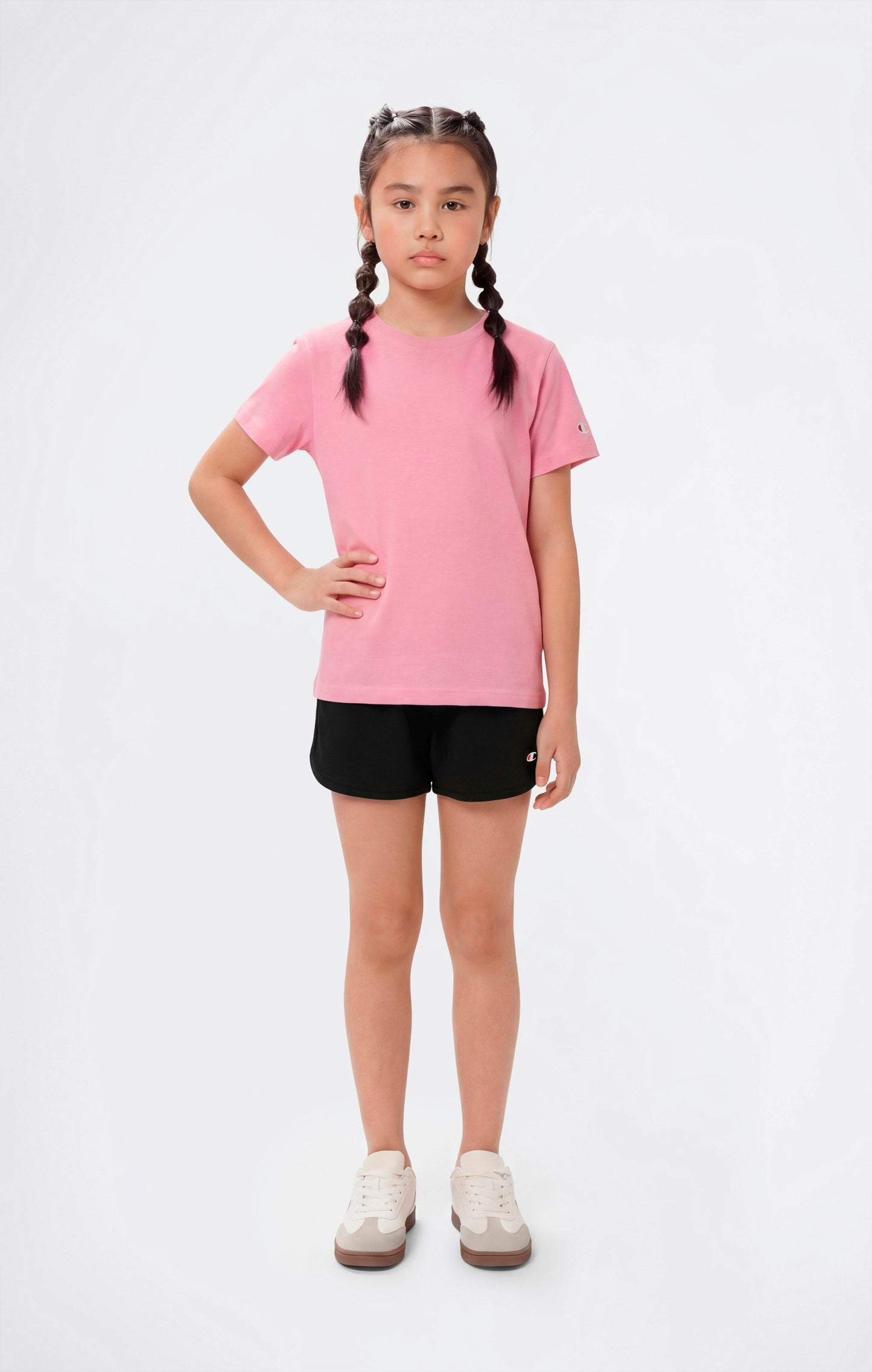 Girls' Ribbed Cotton Shorts Icons