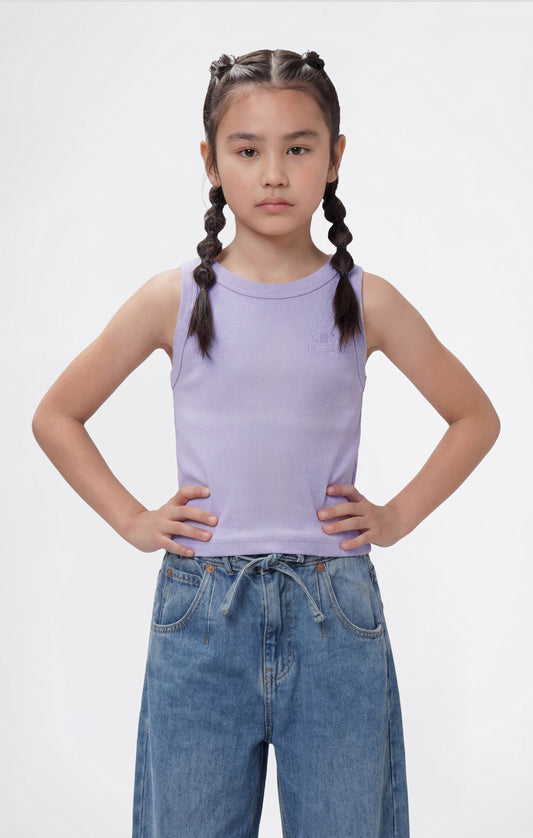 Girls' Washed Effect Tank Top Icons