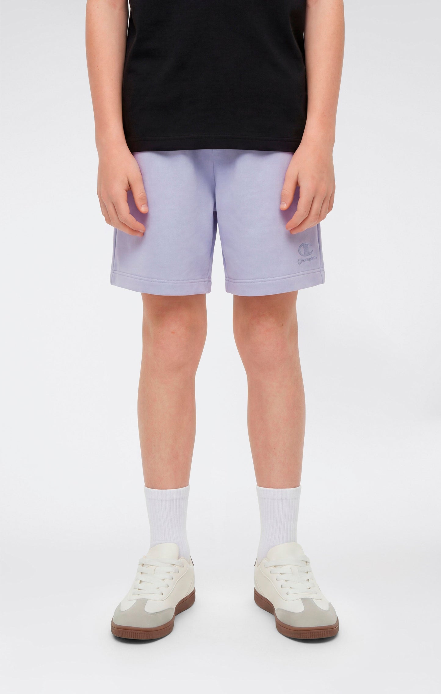 Mädchen-Shorts mit Washed-Effekt, Icons