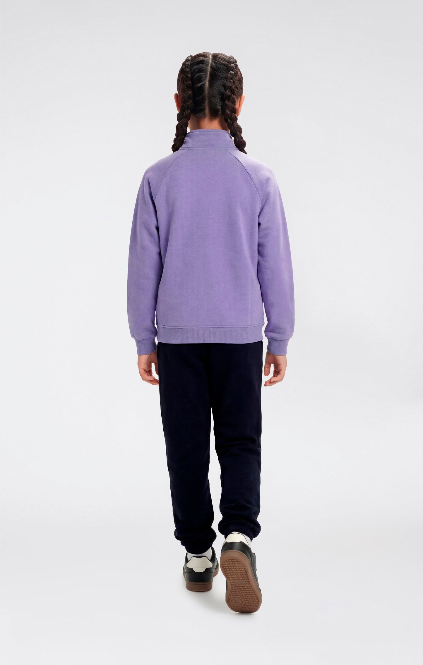 Girls' Full Zip Sweatshirt and Pants Tracksuit