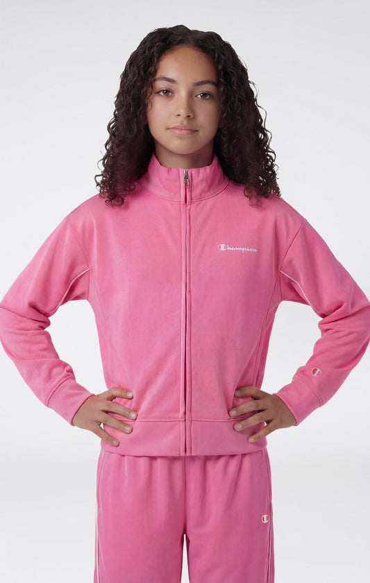Girls' Full Zip Sweatshirt and Pants Tracksuit